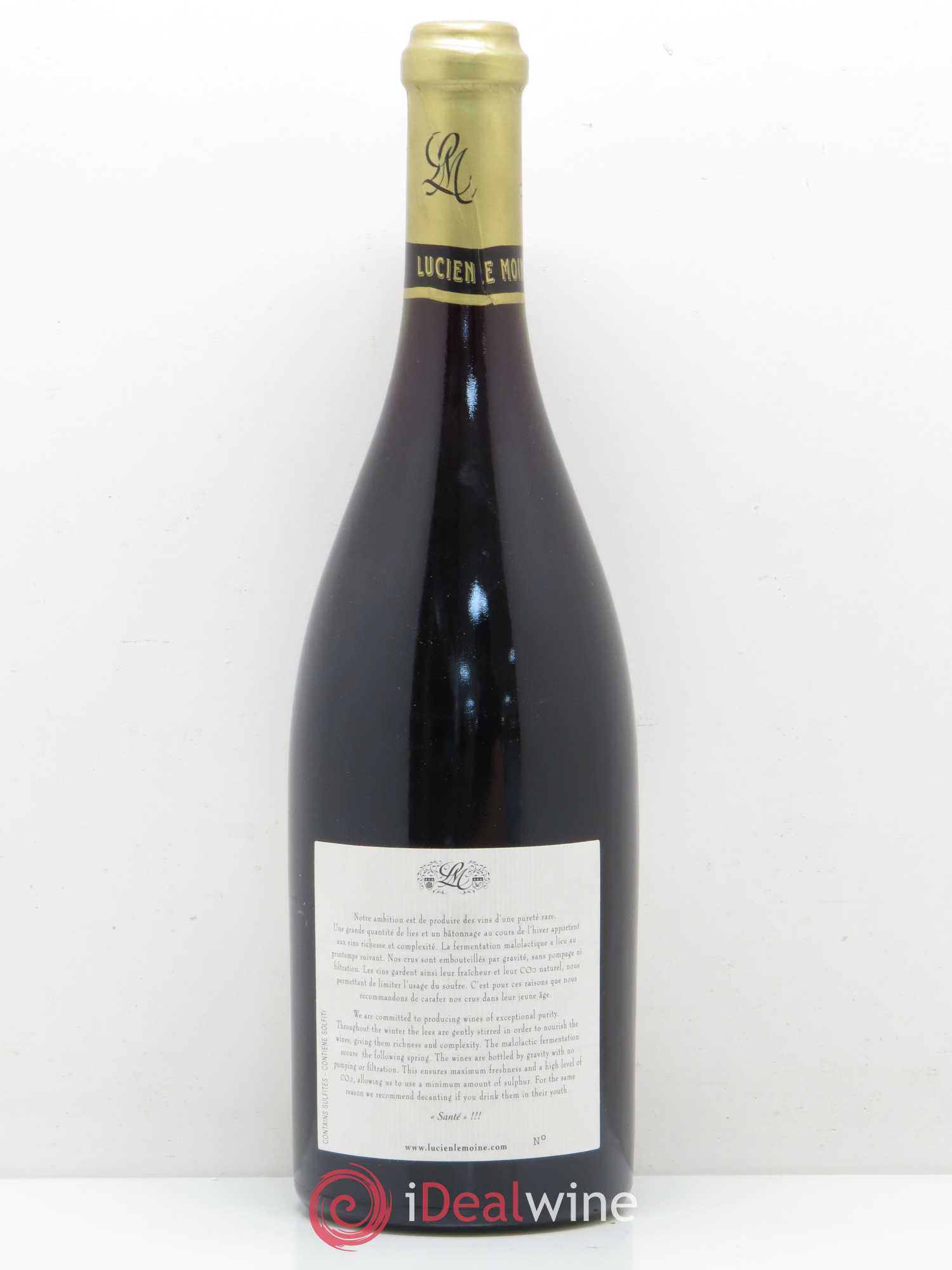 Clos de la Roche Grand Cru Domaine Lucien Le Moine 2010 - Lot de 1 bouteille - 1