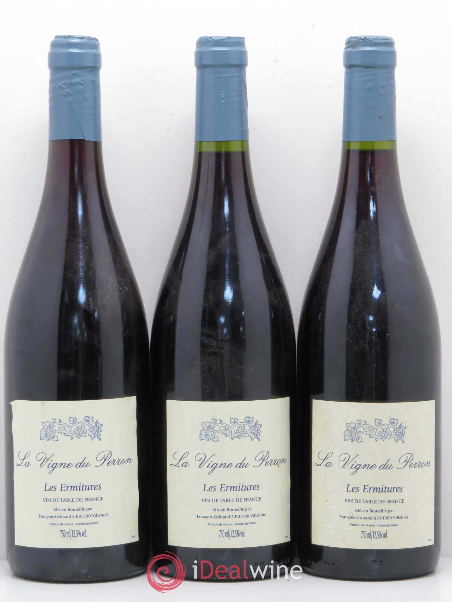 Vin de table Les Ermitures La vigne du Perron (sans prix de réserve) - Posten von 3 Flaschen - 0