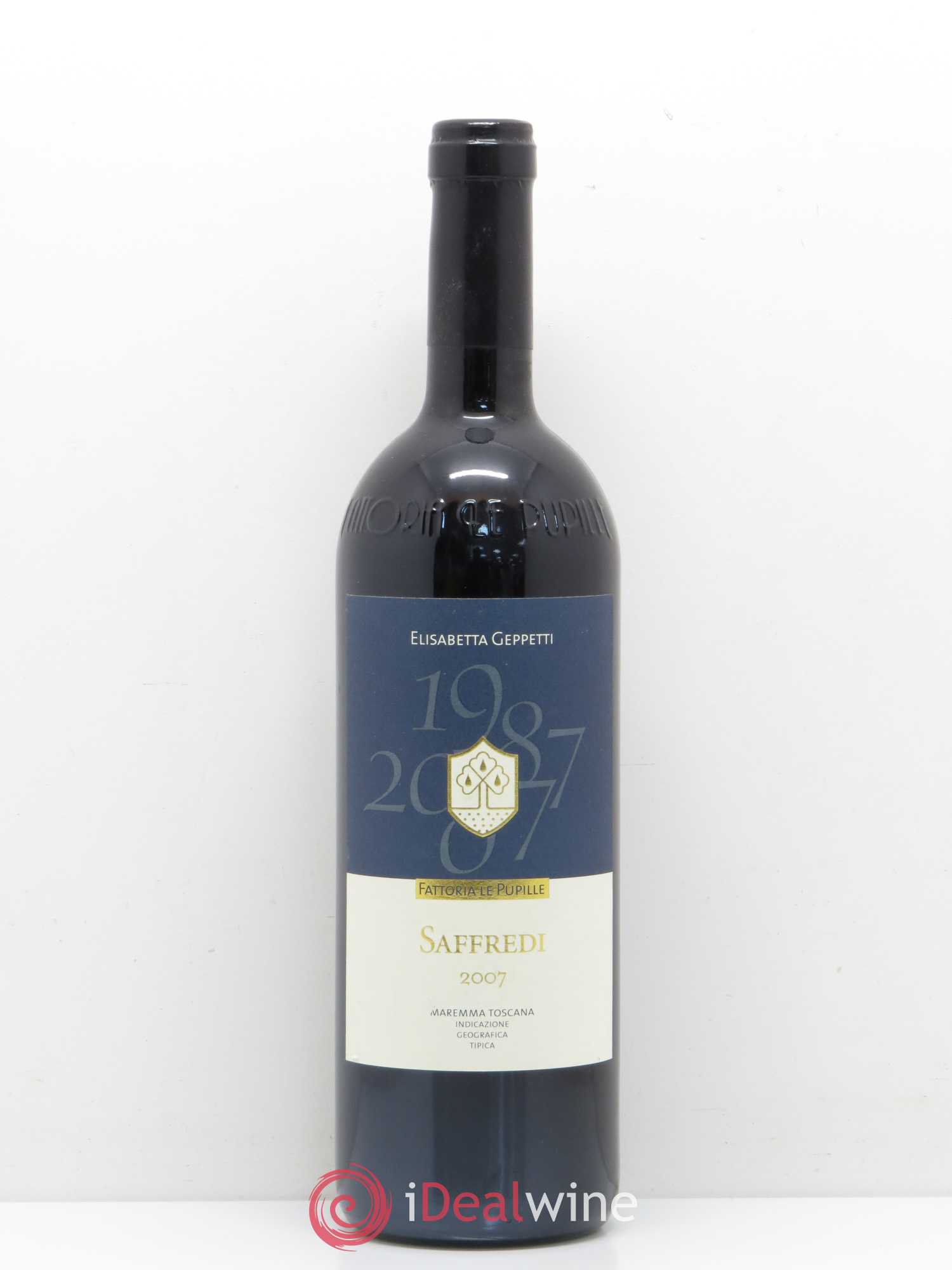 Toscana IGT Saffredi Fattoria Le Pupille 2007 - Posten von 1 Flasche - 0