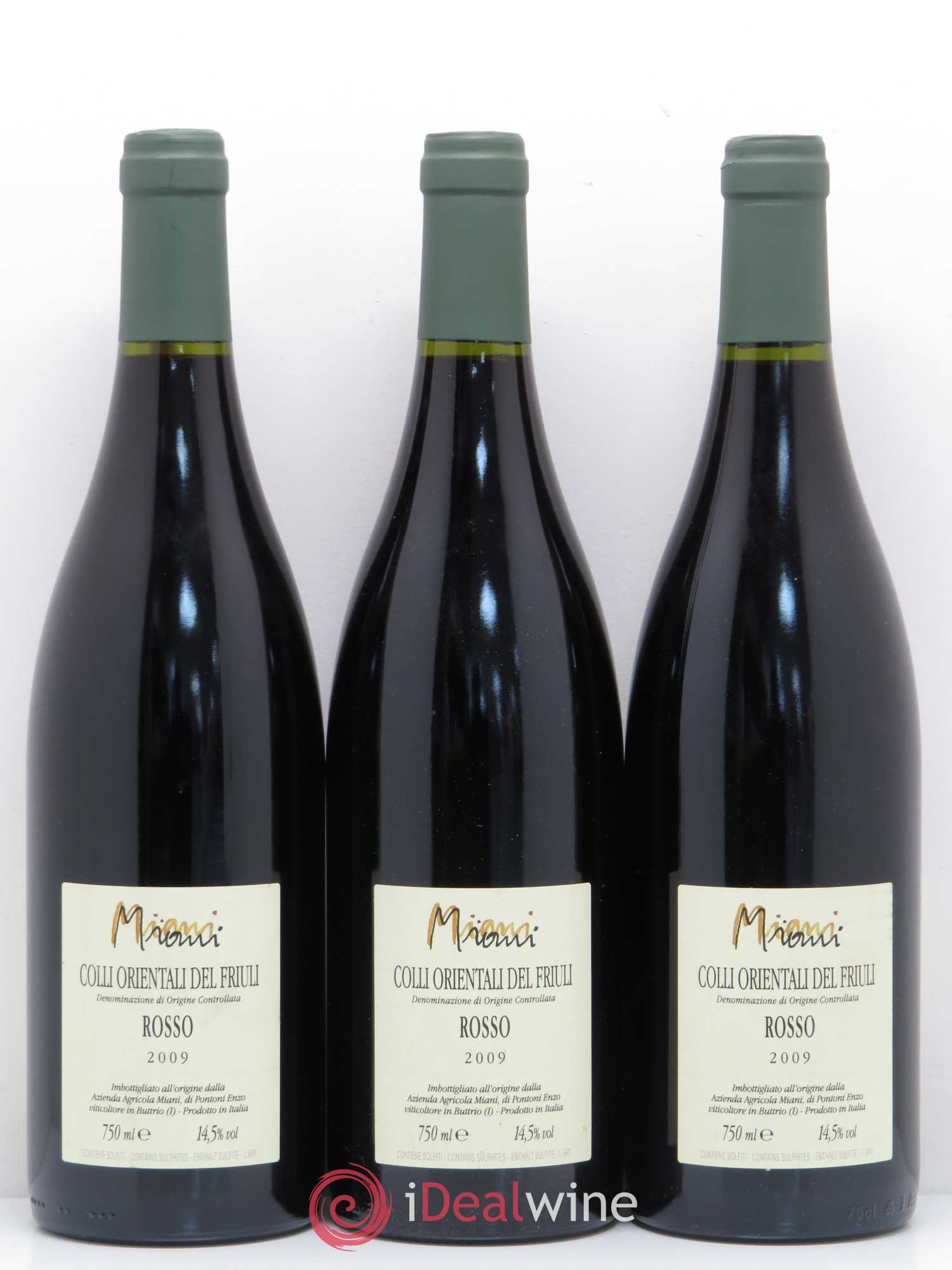 Italie Miani Colli orientali del friuli DOC 2009 - Posten von 3 Flaschen - 1