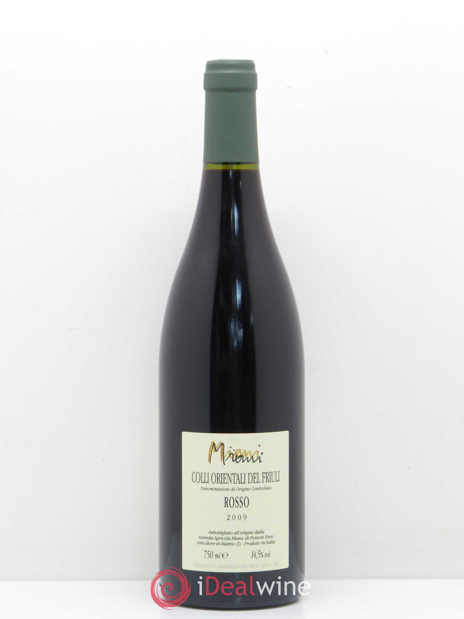 Italie Miani 2009 - Lot de 1 bouteille - 1