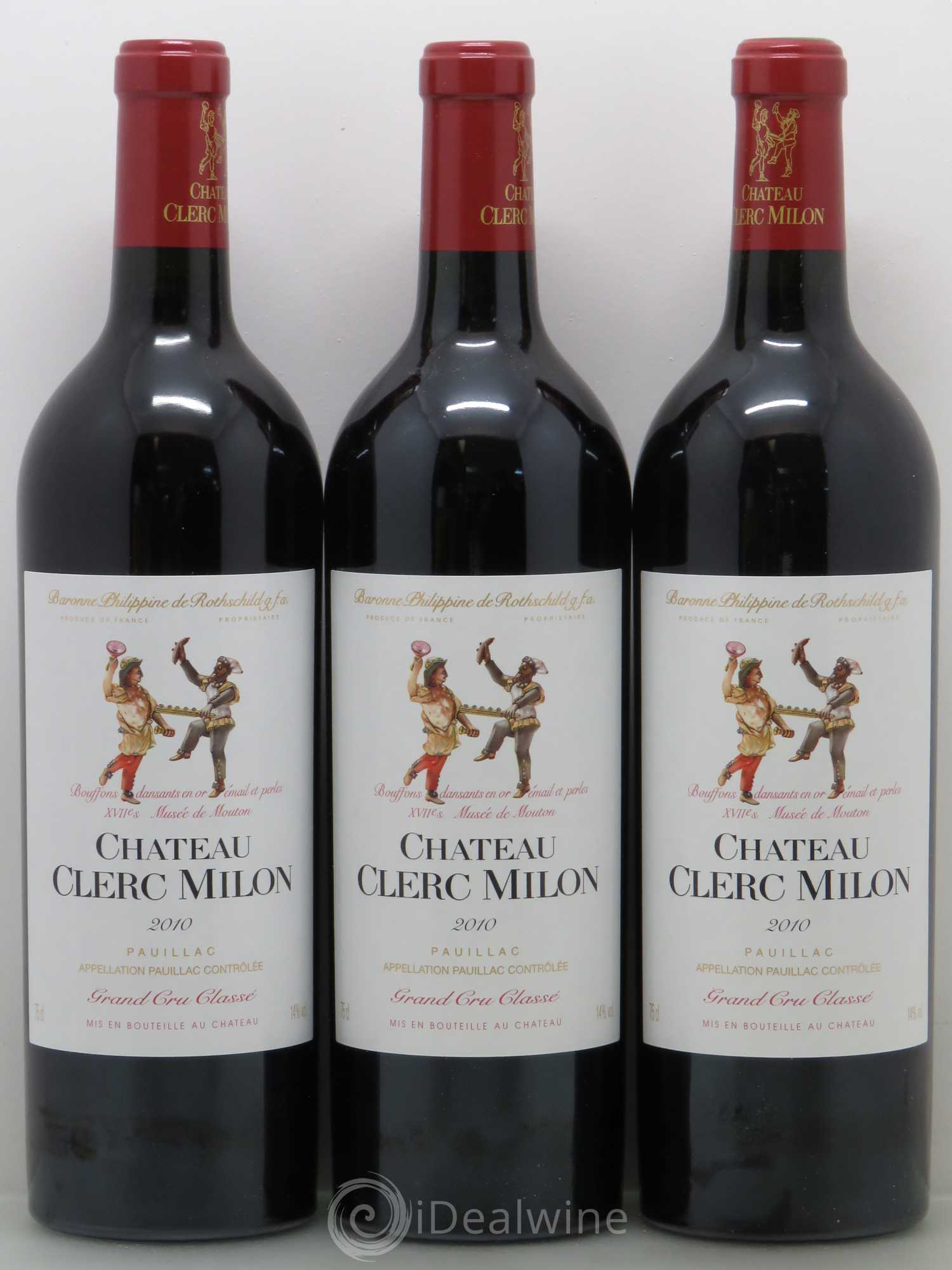 Château Clerc Milon 5ème Grand Cru Classé 2010 - Lot de 12 bouteilles - 3