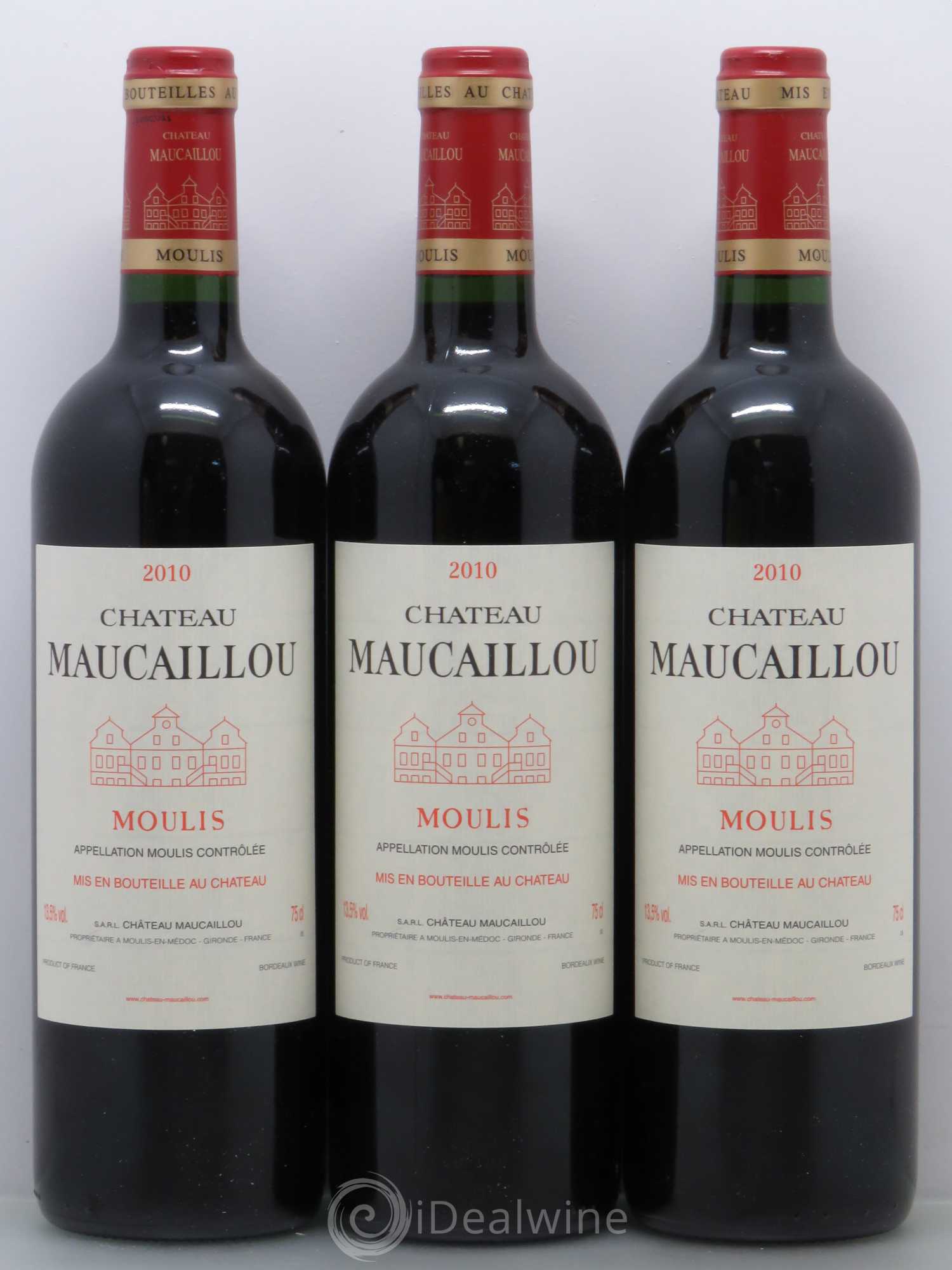Château Maucaillou 2010 - Lot de 12 bouteilles - 1