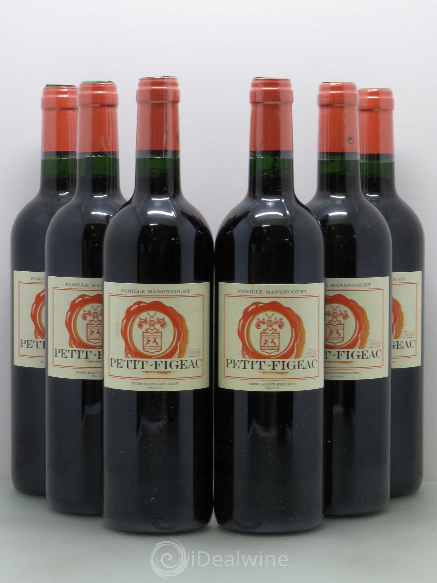 Petit Figeac 2010 - Lot de 6 bouteilles - 0