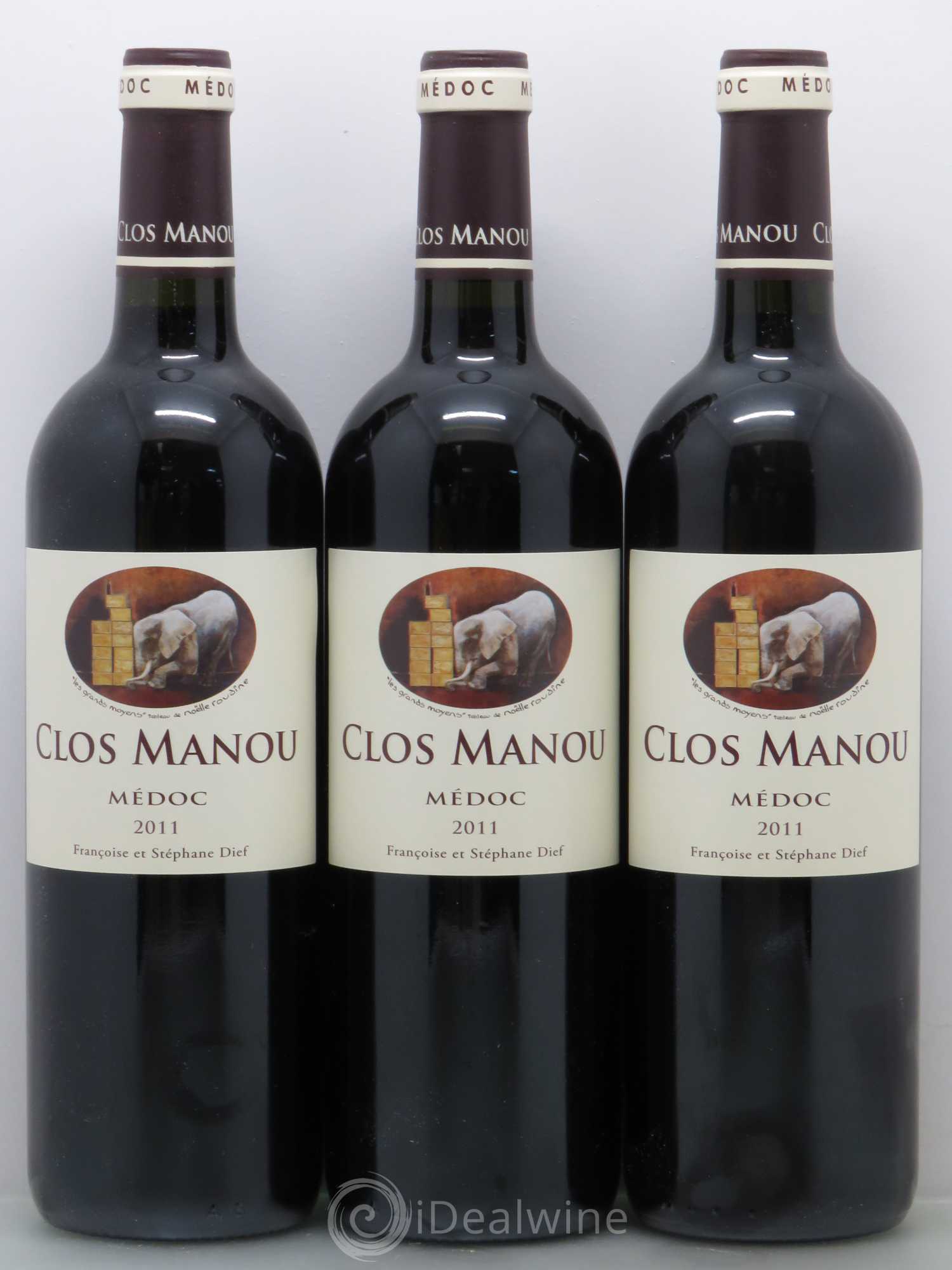 Clos Manou 2011 - Posten von 6 Flaschen - 1