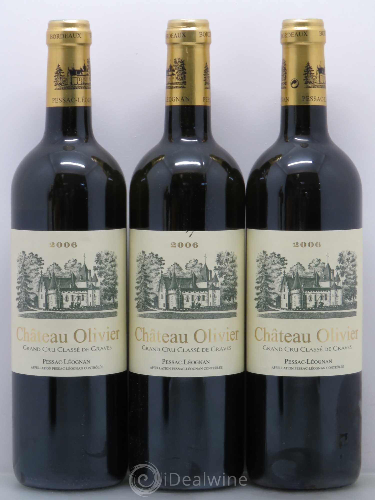 Château Olivier Cru Classé de Graves 2006 - Lotto di 6 bottiglie - 1