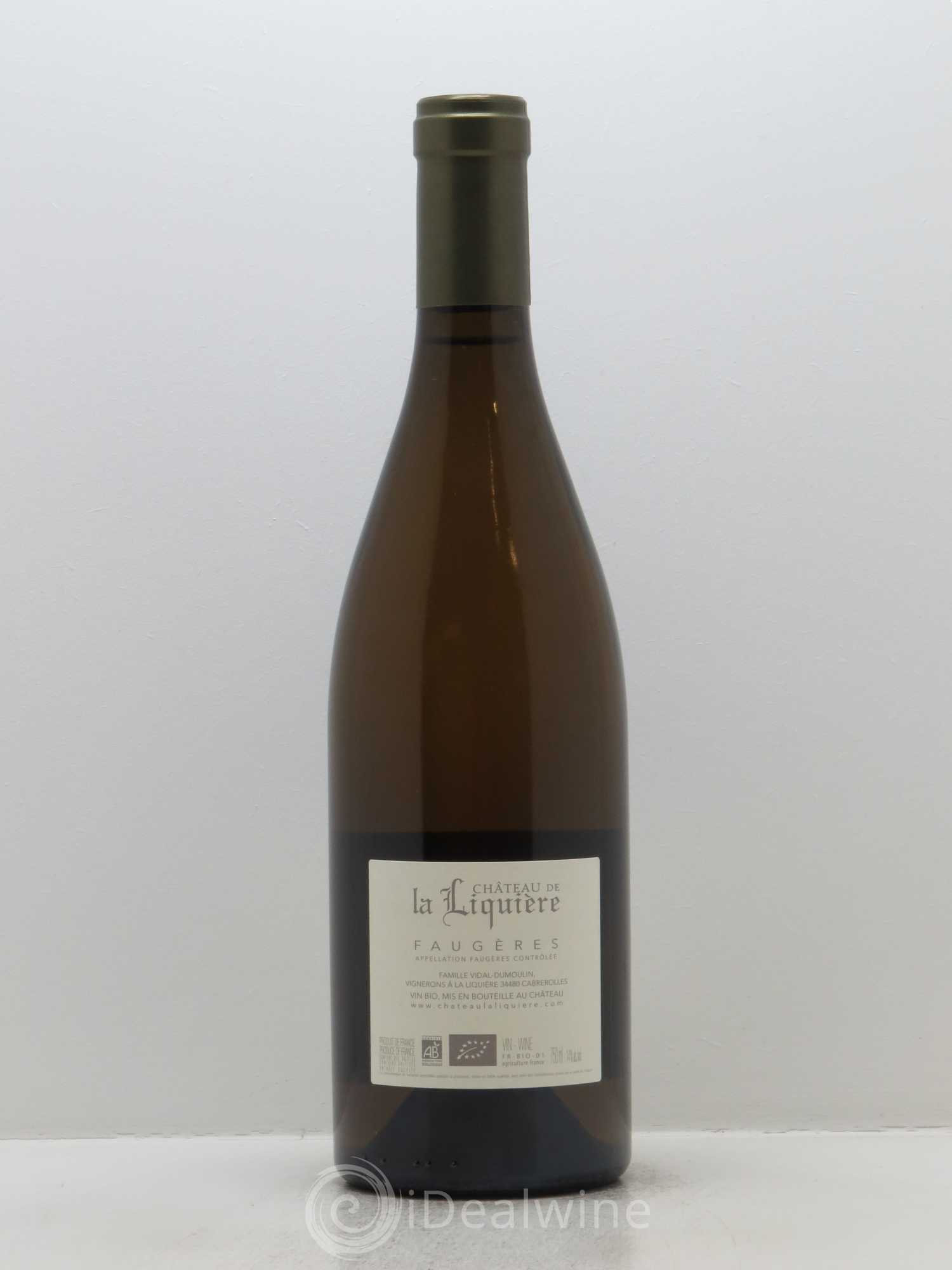 Faugères Château de La Liquière Cistus Famille Vidal 2016 - Lot de 1 bouteille - 1