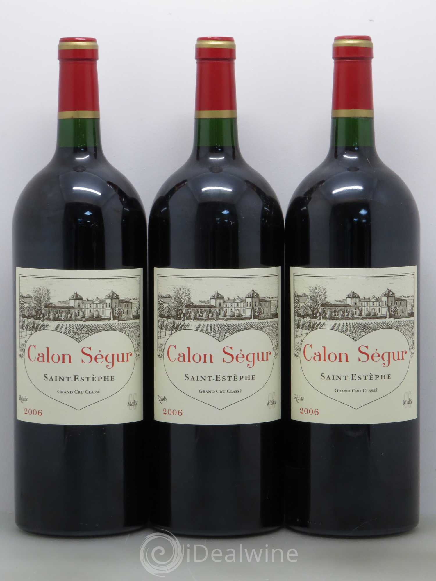 Château Calon Ségur 3ème Grand Cru Classé 2006 - Lot de 3 magnums - 0