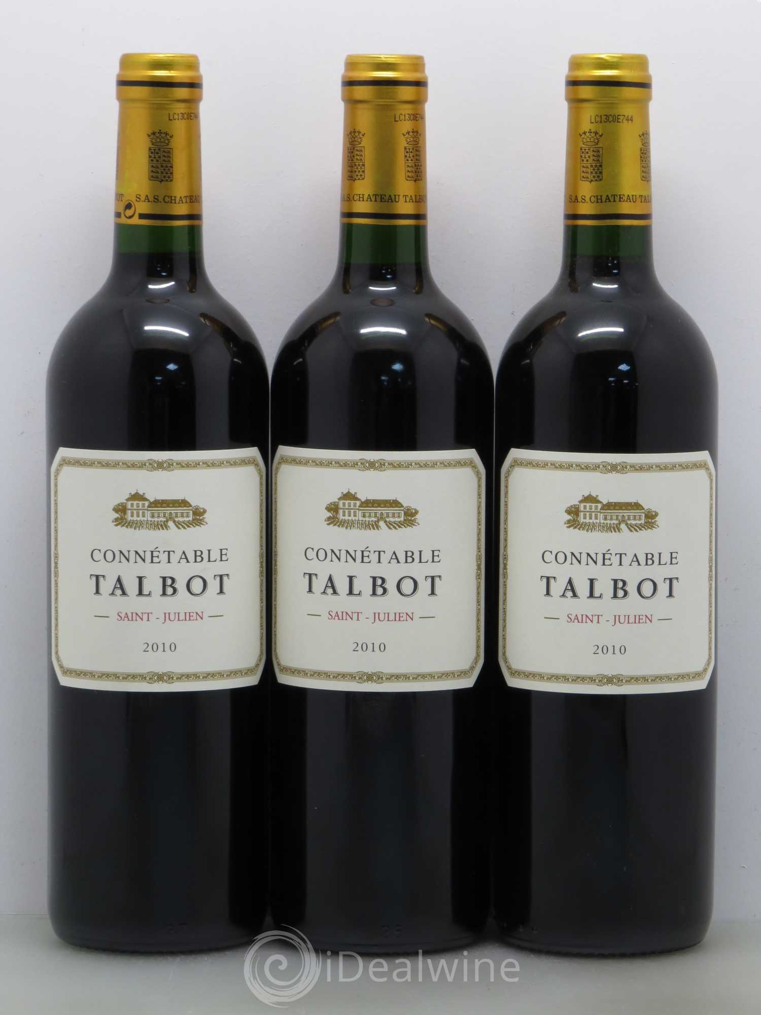 Connétable de Talbot Second Vin 2010 - Lot de 6 bouteilles - 2