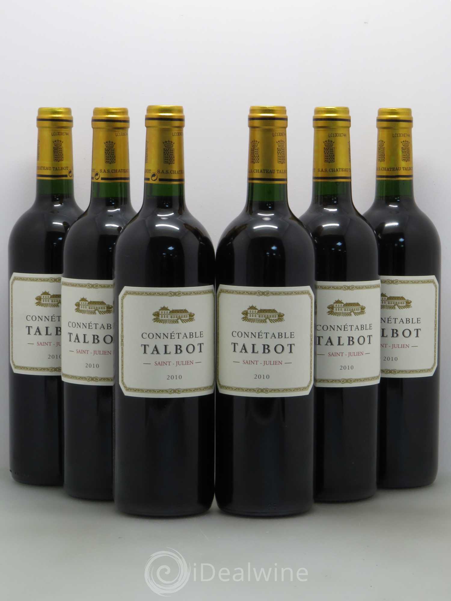 Connétable de Talbot Second Vin 2010 - Lot de 6 bouteilles - 0