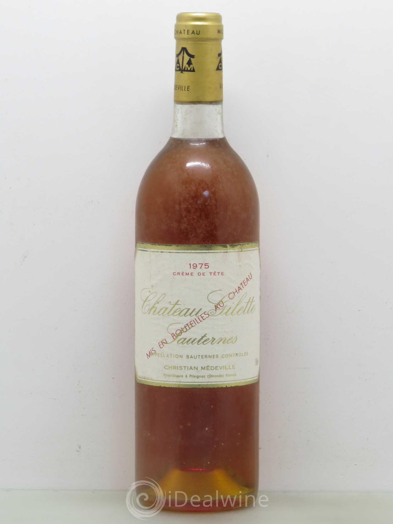 Château Gilette 1975 - Lotto di 1 bottiglia - 0