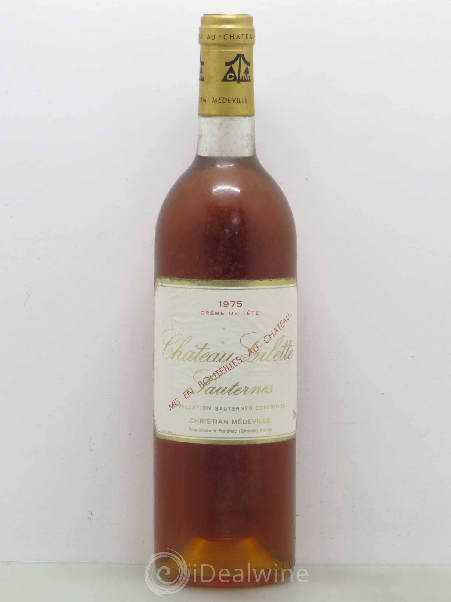 Château Gilette 1975 - Lotto di 1 bottiglia - 0