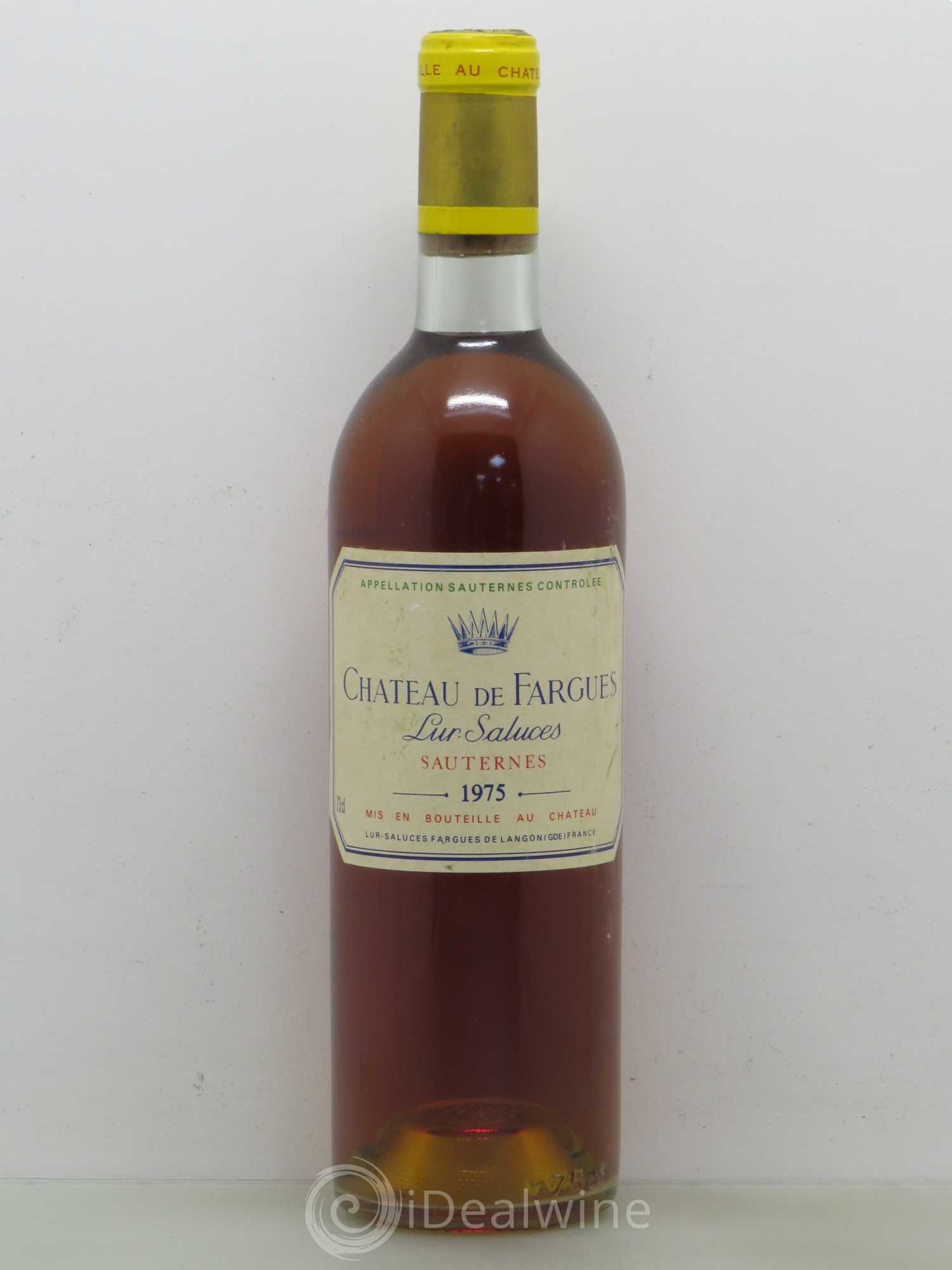 Château de Fargues 1975 - Lot de 1 bouteille - 0