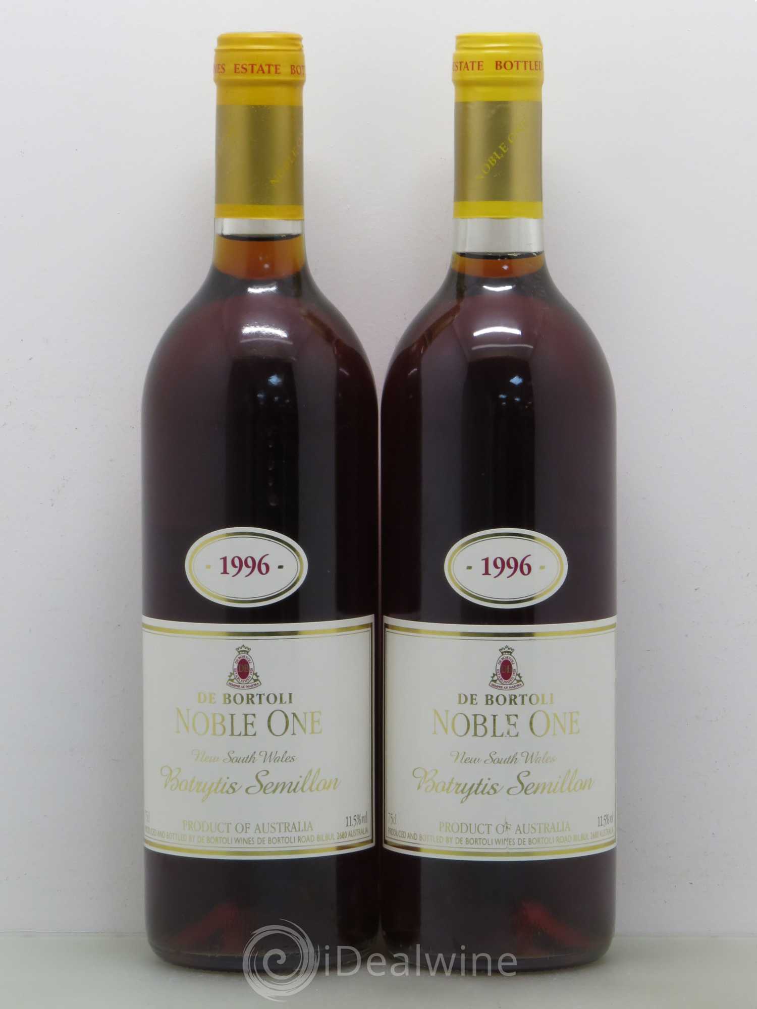 Australie Noble One Bartoli 1996 - Posten von 2 Flaschen - 0