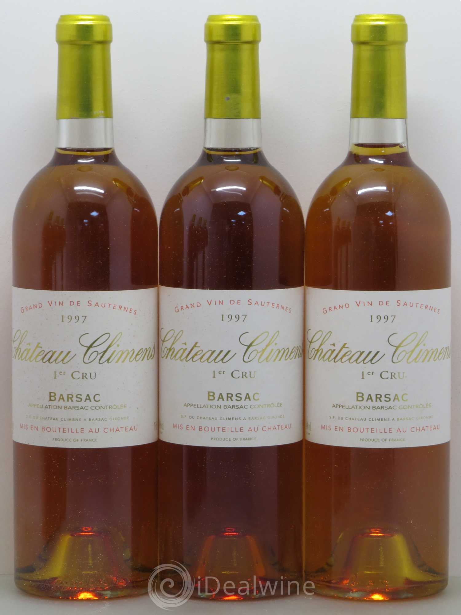 Château Climens 1er Grand Cru Classé 1997 - Lotto di 6 bottiglie - 1