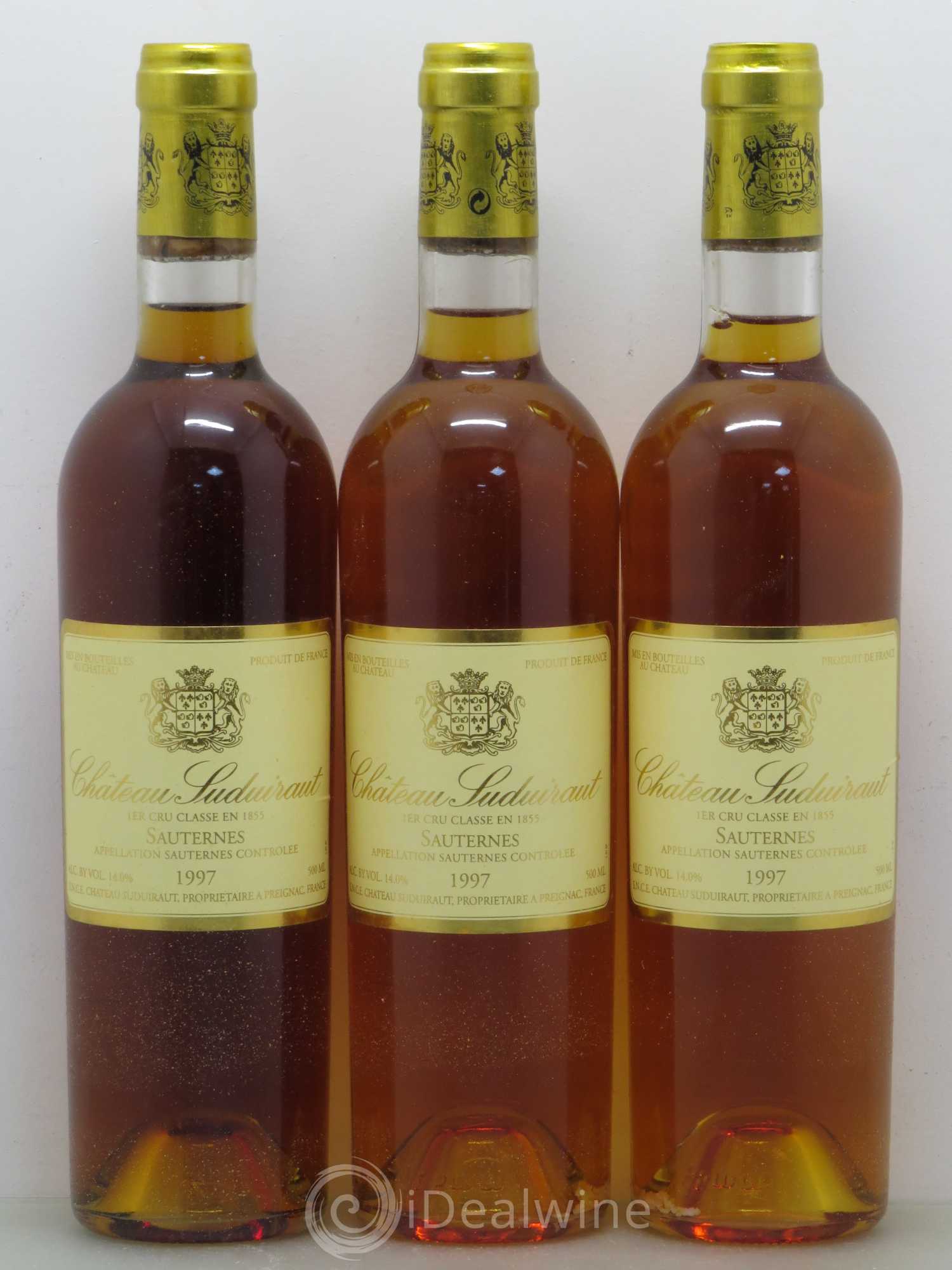 Château Suduiraut 1er Grand Cru Classé 50cl 1997 - Lotto di 3 fillette - 0