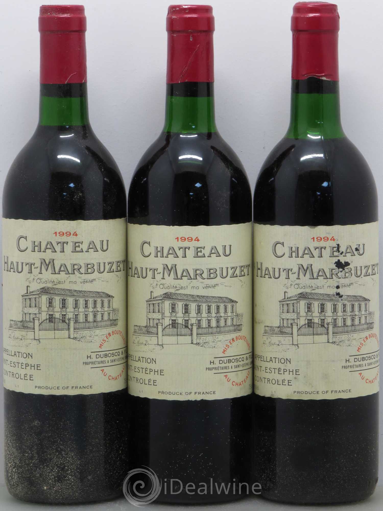 Château Haut Marbuzet 1994 - Lot de 12 bouteilles - 2