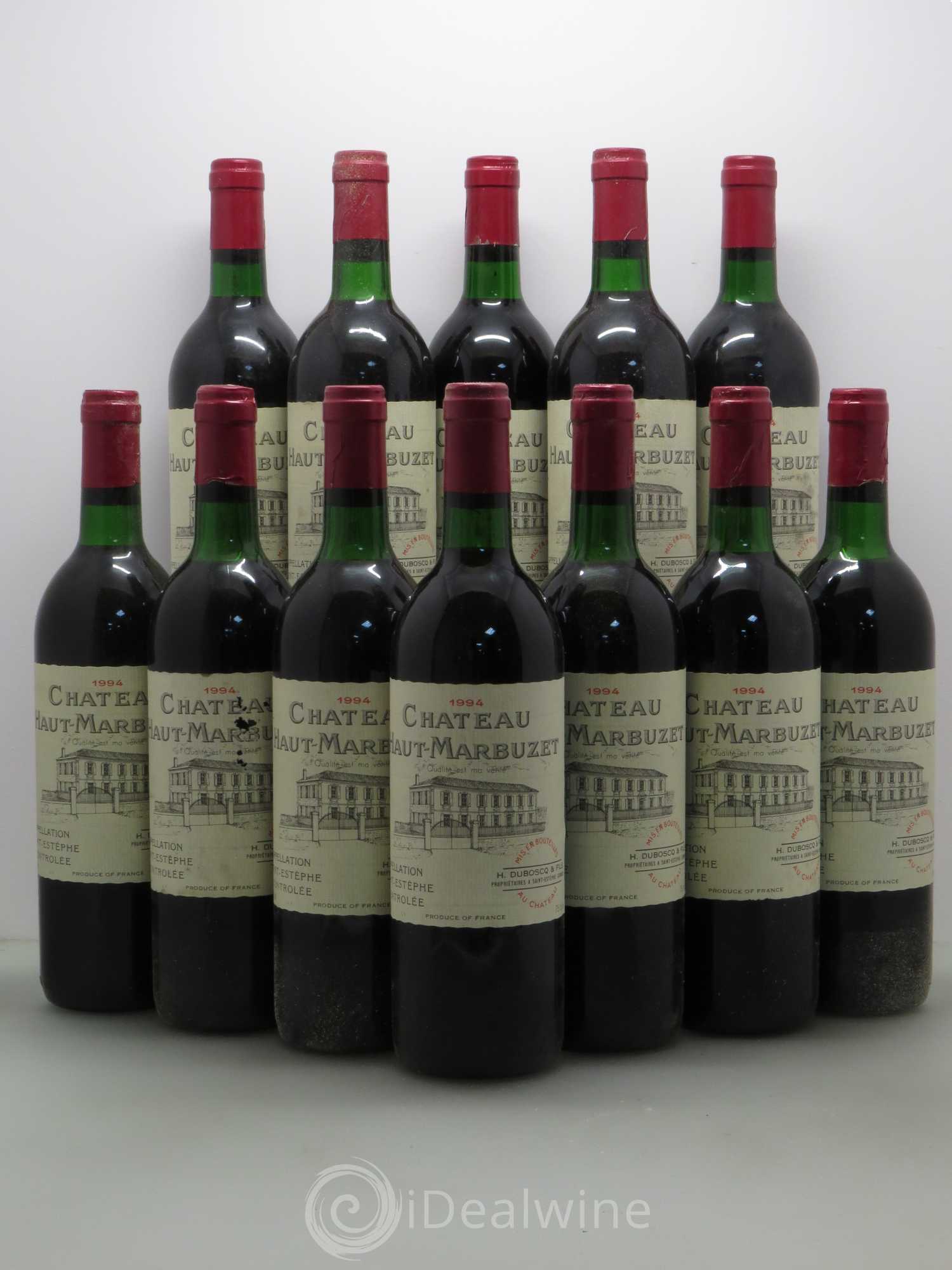 Château Haut Marbuzet 1994 - Lot de 12 bouteilles - 0