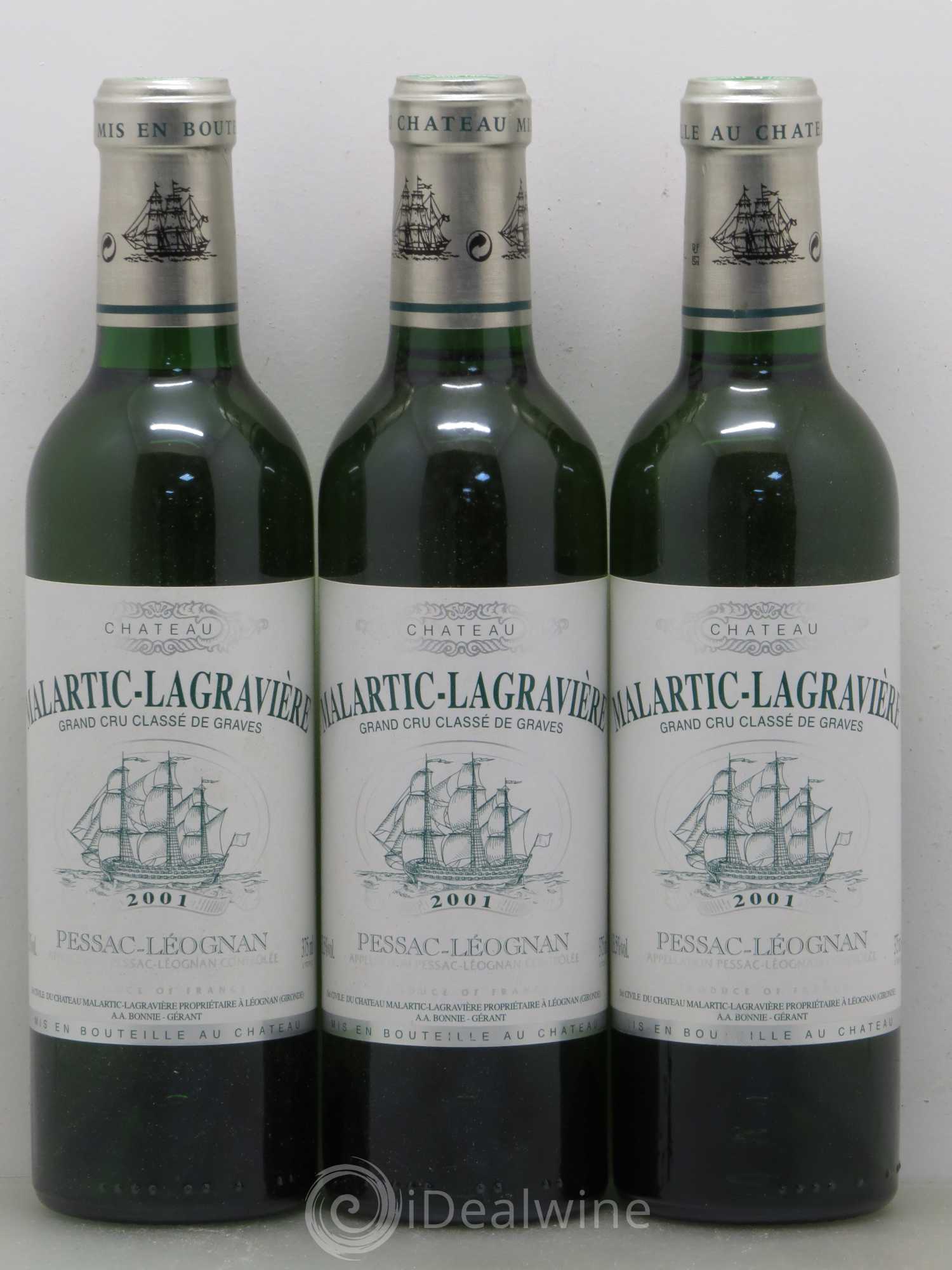 Château Malartic-Lagravière Cru Classé de Graves 2001 - Lot de 24 demi bouteilles - 7