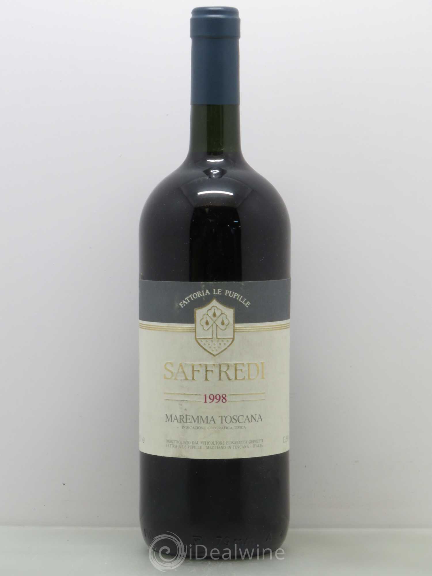 Toscana IGT Maremma Toscana Saffredi Frattoria Le Pupille 1998 - Posten von 1 Magnum - 0