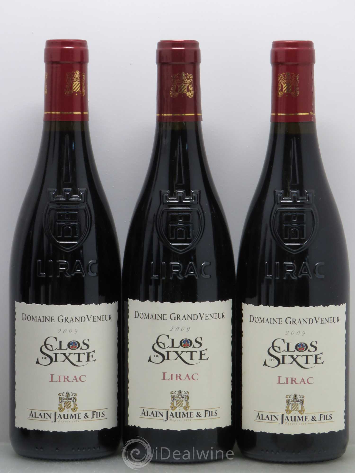 Lirac Clos de Sixte Alain Jaume Domaine Grand Veneur 2009 - Lot of 6 bottles - 1