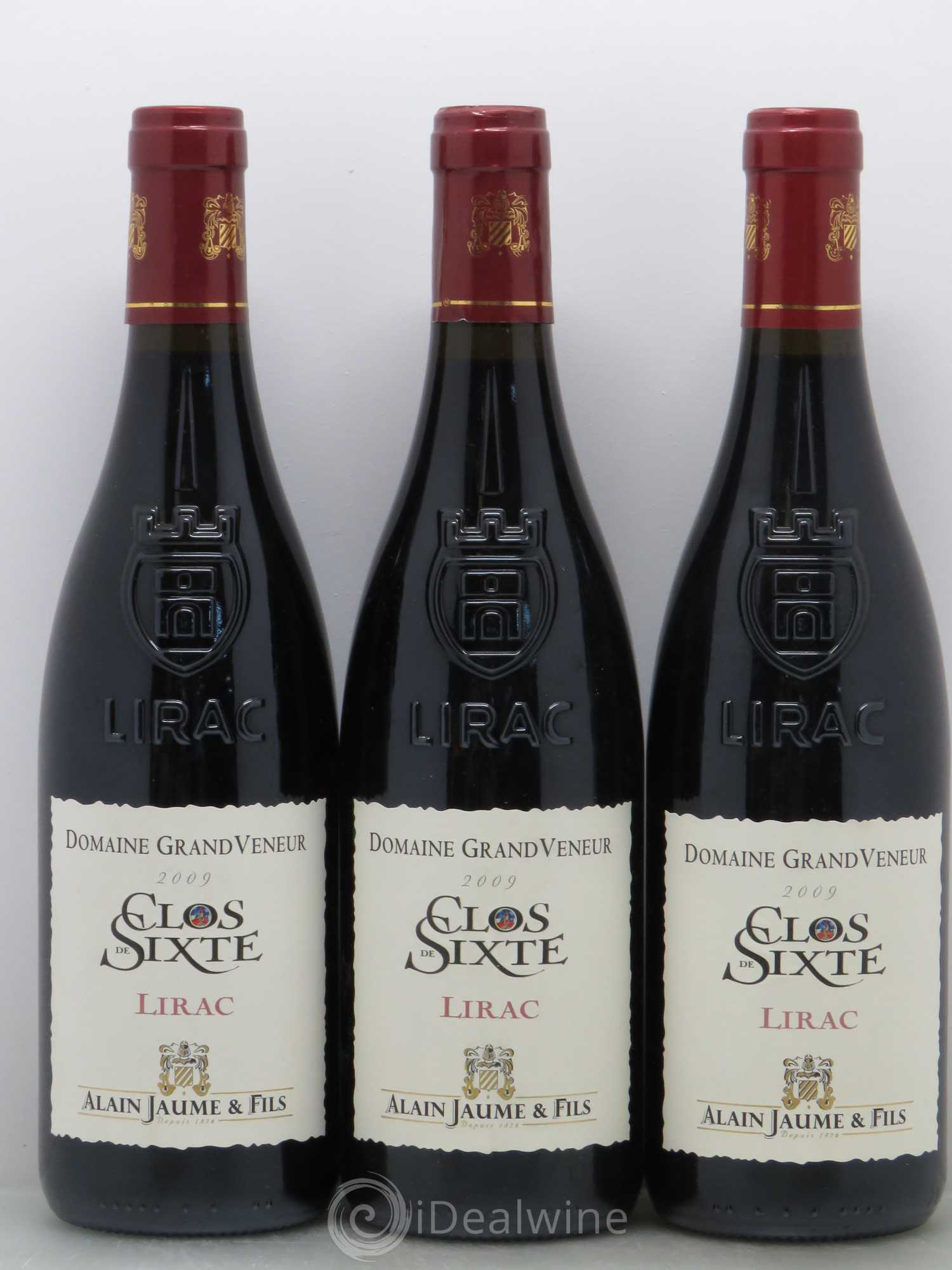 Lirac Clos de Sixte Alain Jaume Domaine Grand Veneur 2009 - Lot of 6 bottles - 2