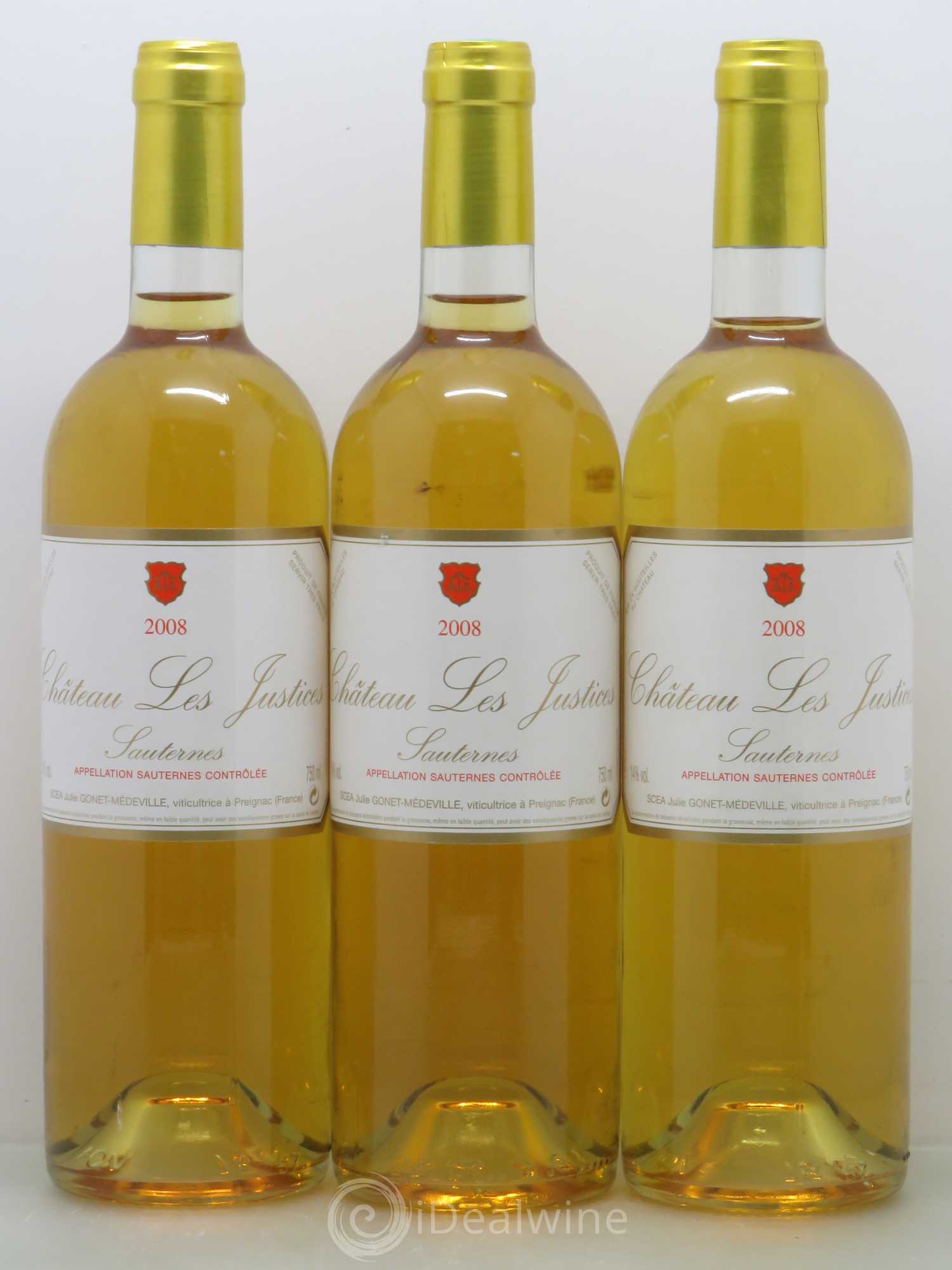 Château les Justices Cru Bourgeois 2008 - Lotto di 6 bottiglie - 2