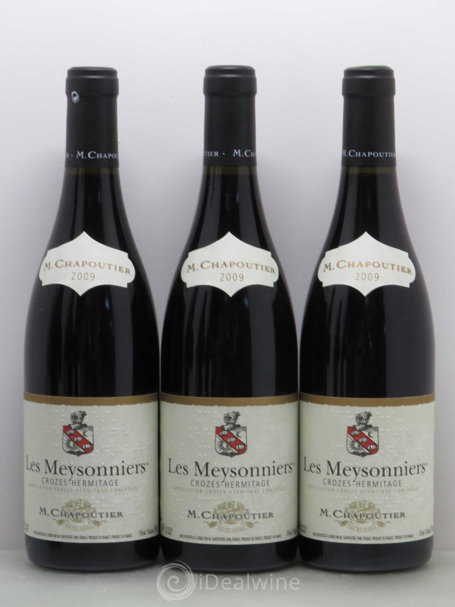 Crozes-Hermitage Meysonniers Chapoutier 2009 - Posten von 6 Flaschen - 1