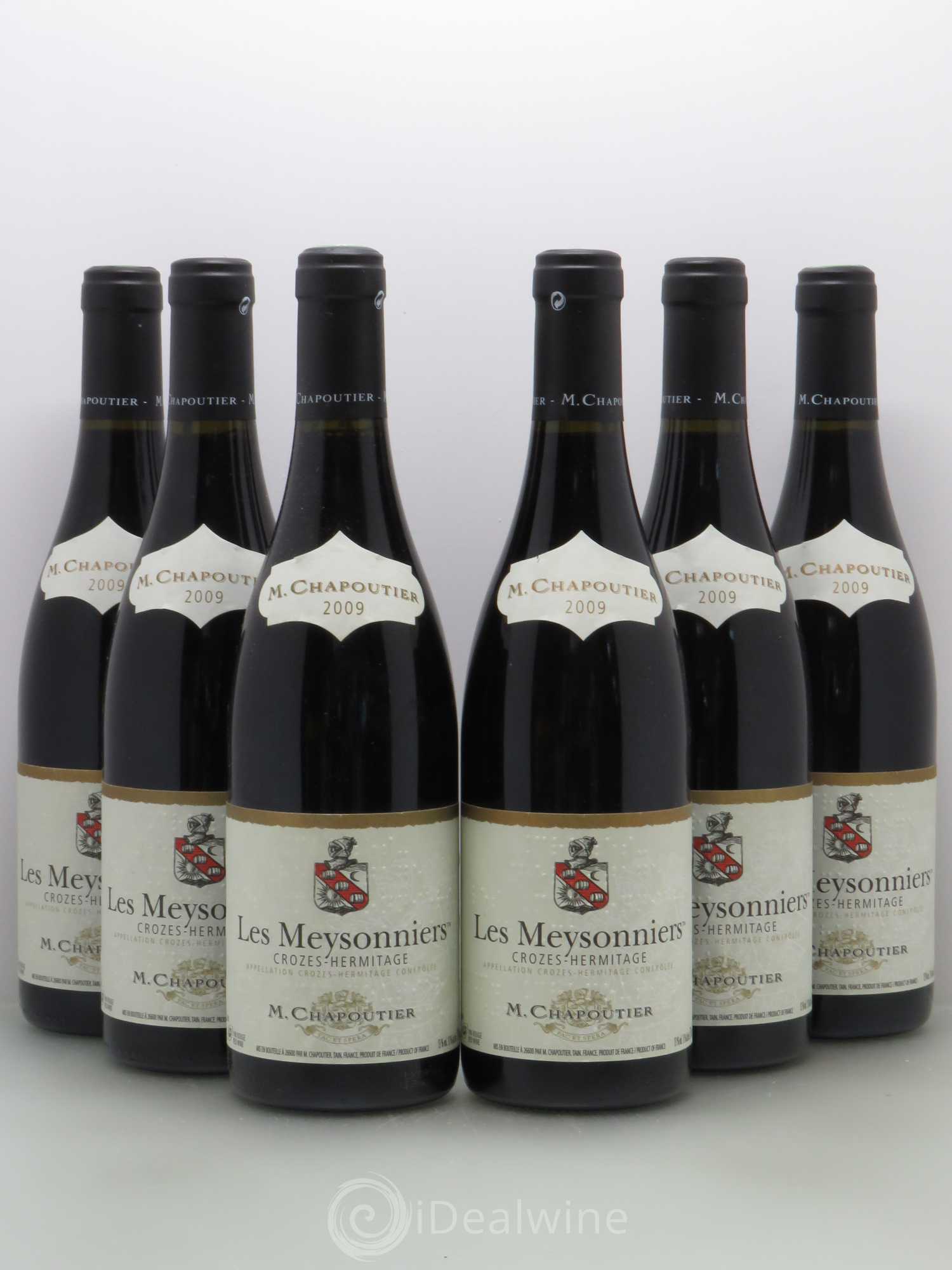 Crozes-Hermitage Meysonniers Chapoutier 2009 - Posten von 6 Flaschen - 0