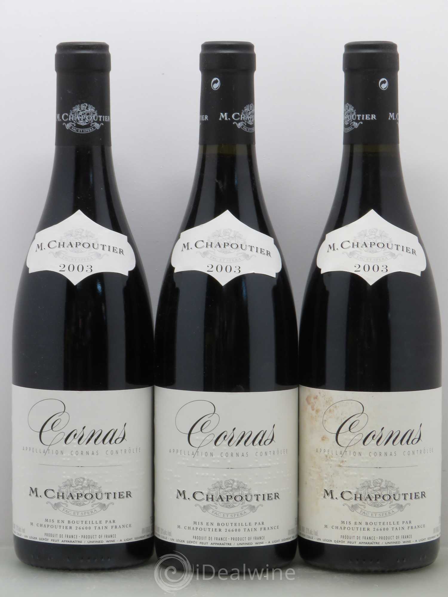Cornas - 2003 - Posten von 6 Flaschen - 2