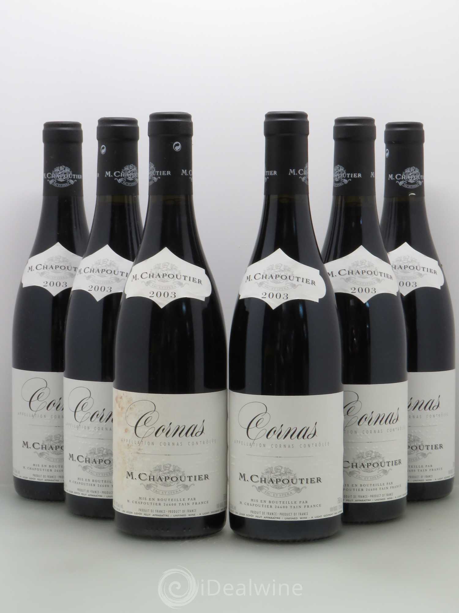 Cornas - 2003 - Posten von 6 Flaschen - 0