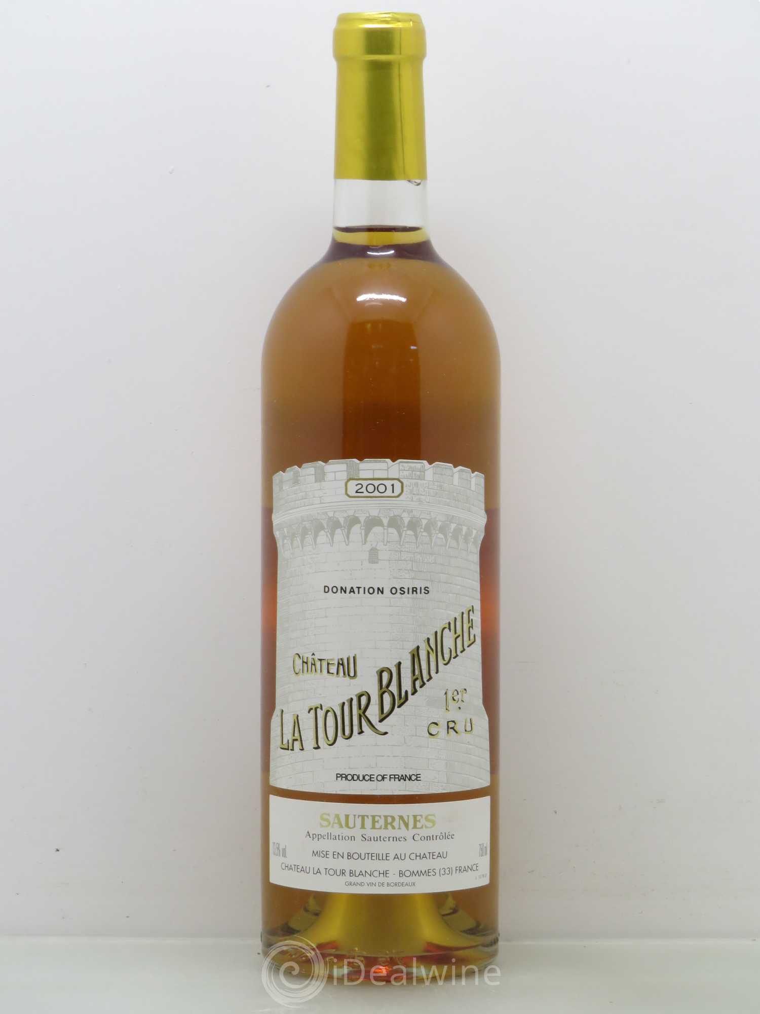 Château la Tour Blanche 1er Grand Cru Classé 2001 - Lotto di 1 bottiglia - 0