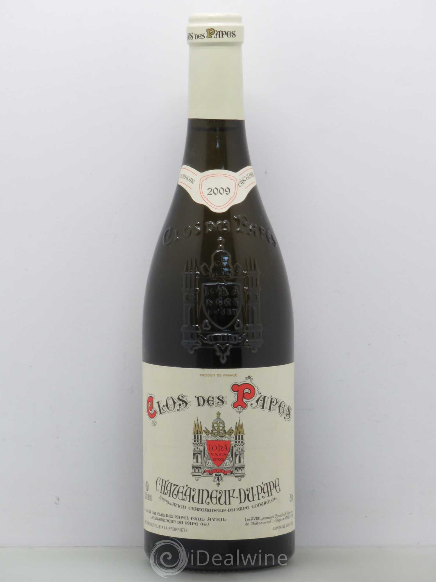 Châteauneuf-du-Pape Clos des Papes - Paul Avril 2009 - Lot de 1 bouteille - 0