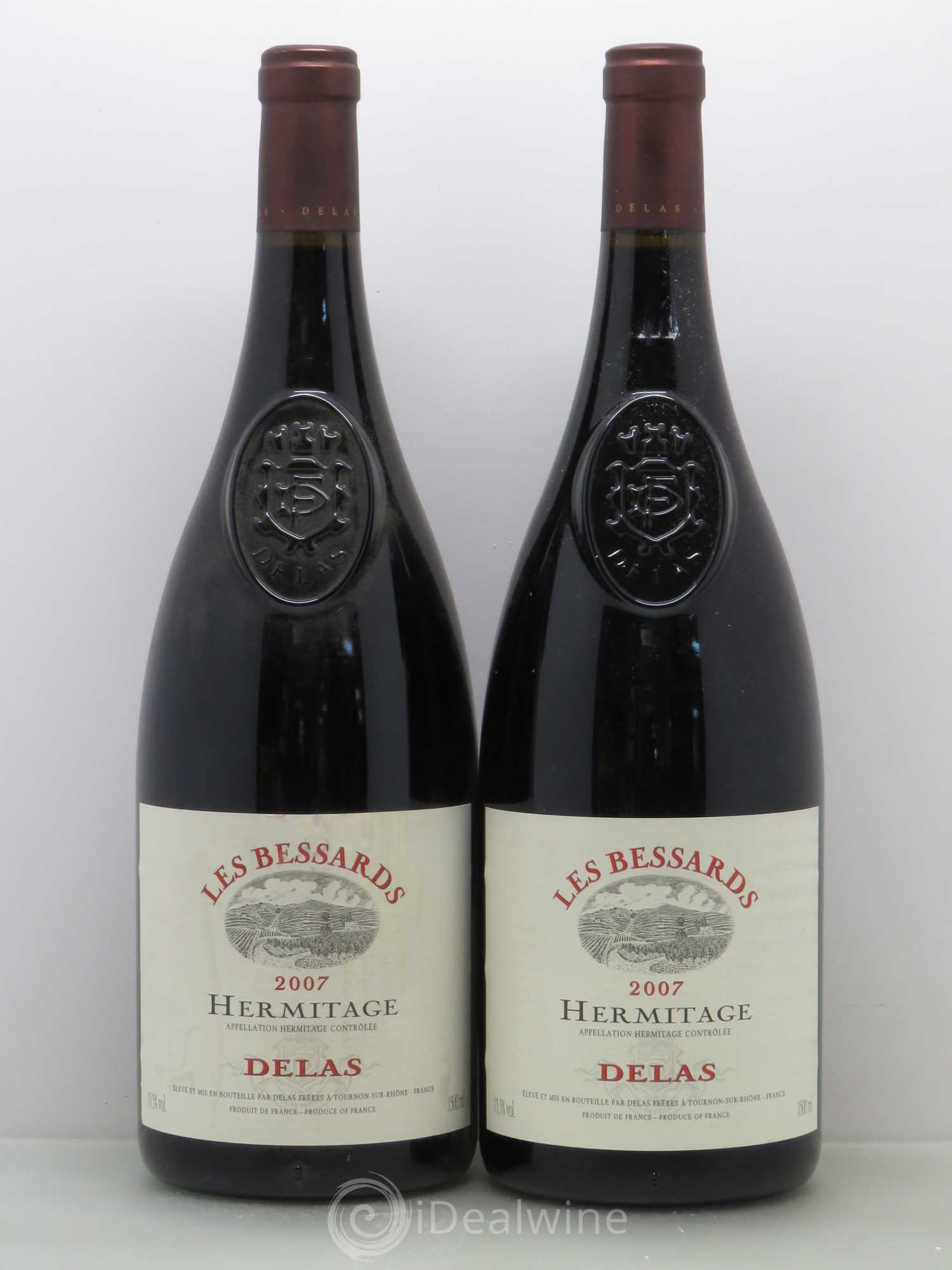Hermitage Les Bessards Delas Frères 2007 - Lot de 2 magnums - 0