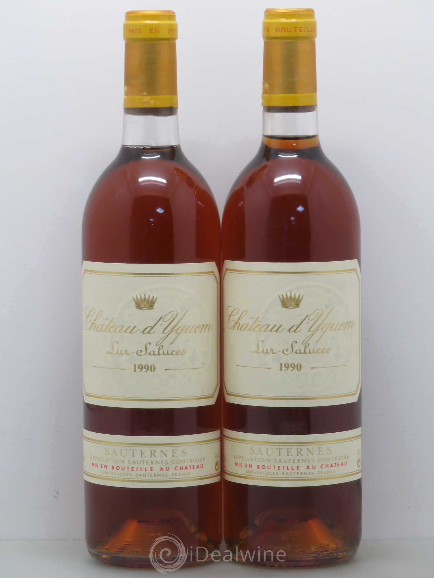 Château d' Yquem 1er Cru Classé Supérieur 1990 - Lotto di 2 bottiglie - 0