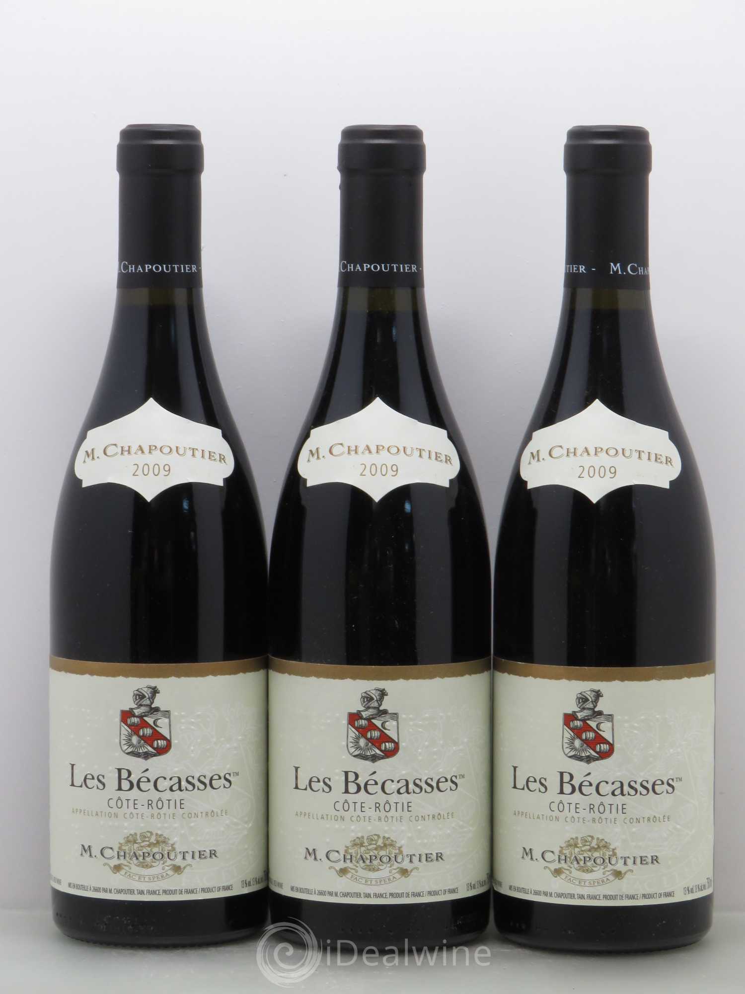 Côte-Rôtie Les Bécasses Chapoutier 2009 - Lot de 6 bouteilles - 2