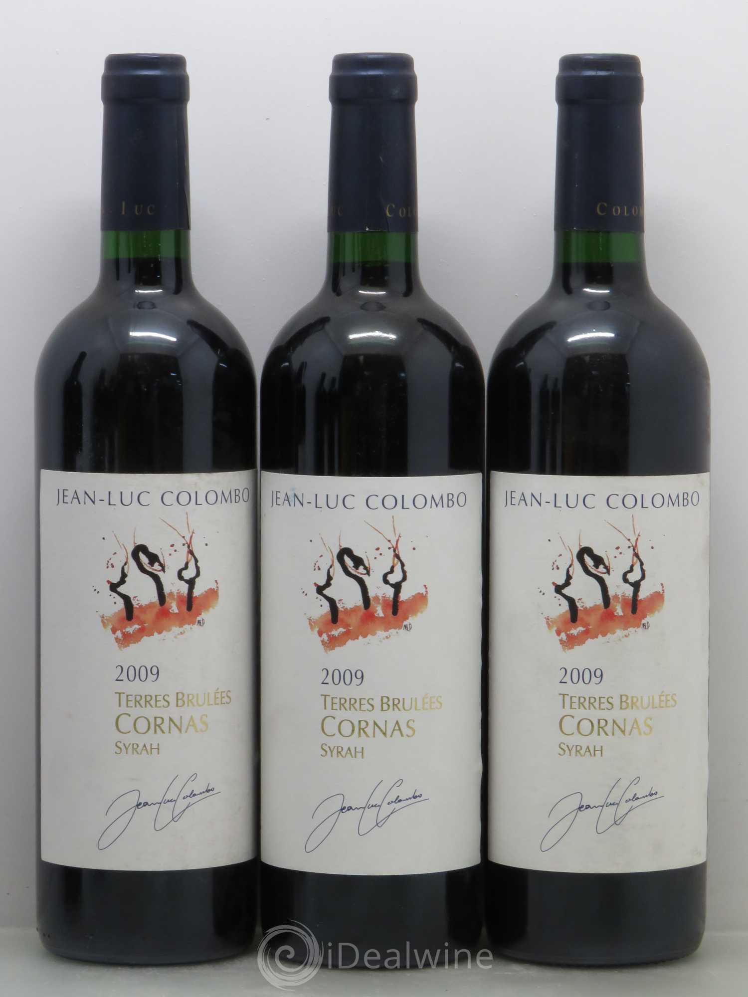 Cornas Terres Brûlées Jean-Luc Colombo 2009 - Lot de 6 bouteilles - 1