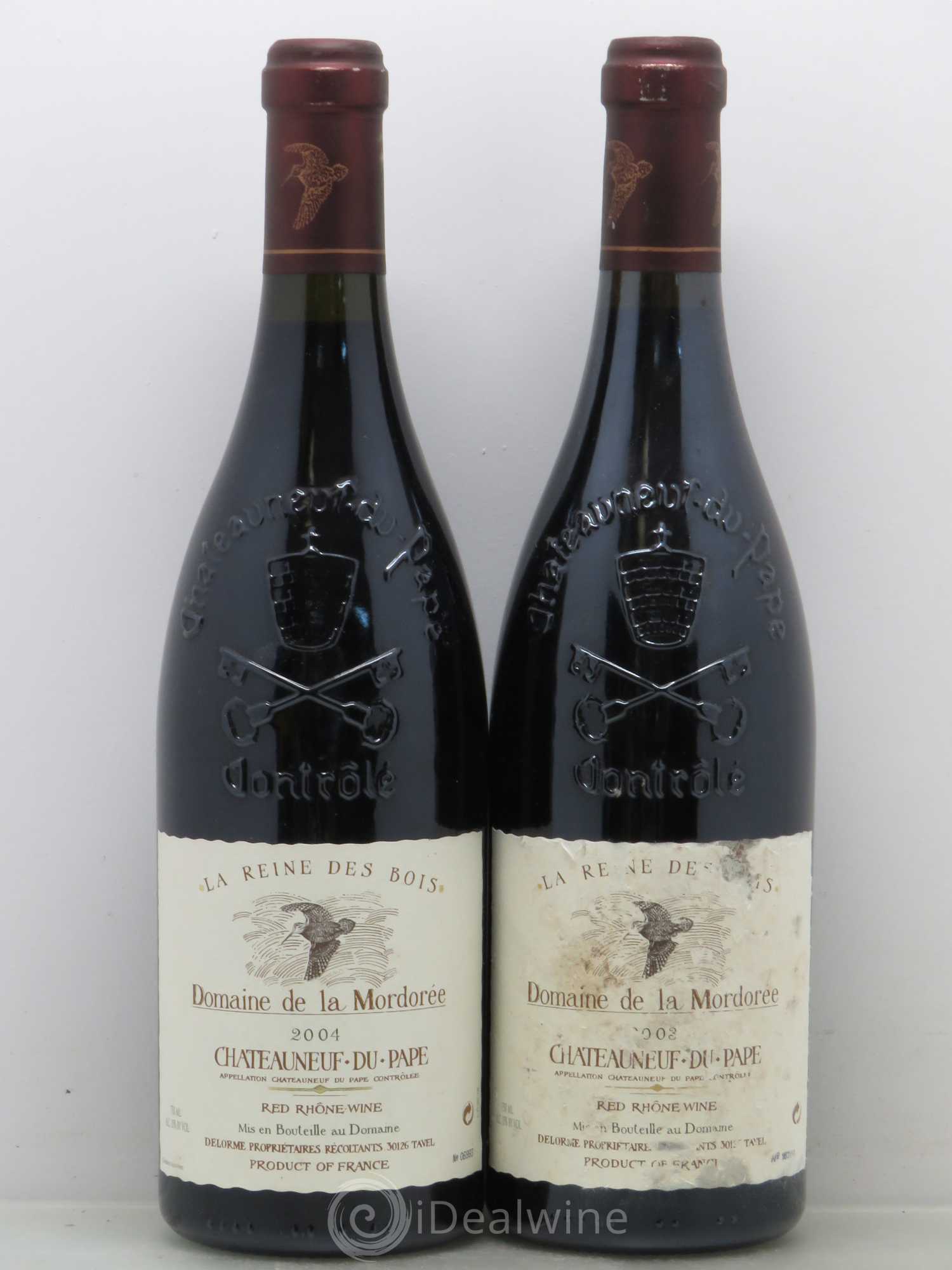 Châteauneuf-du-Pape Domaine de La Mordorée (Domaine de) 2004 - Lot de 2 bouteilles - 0