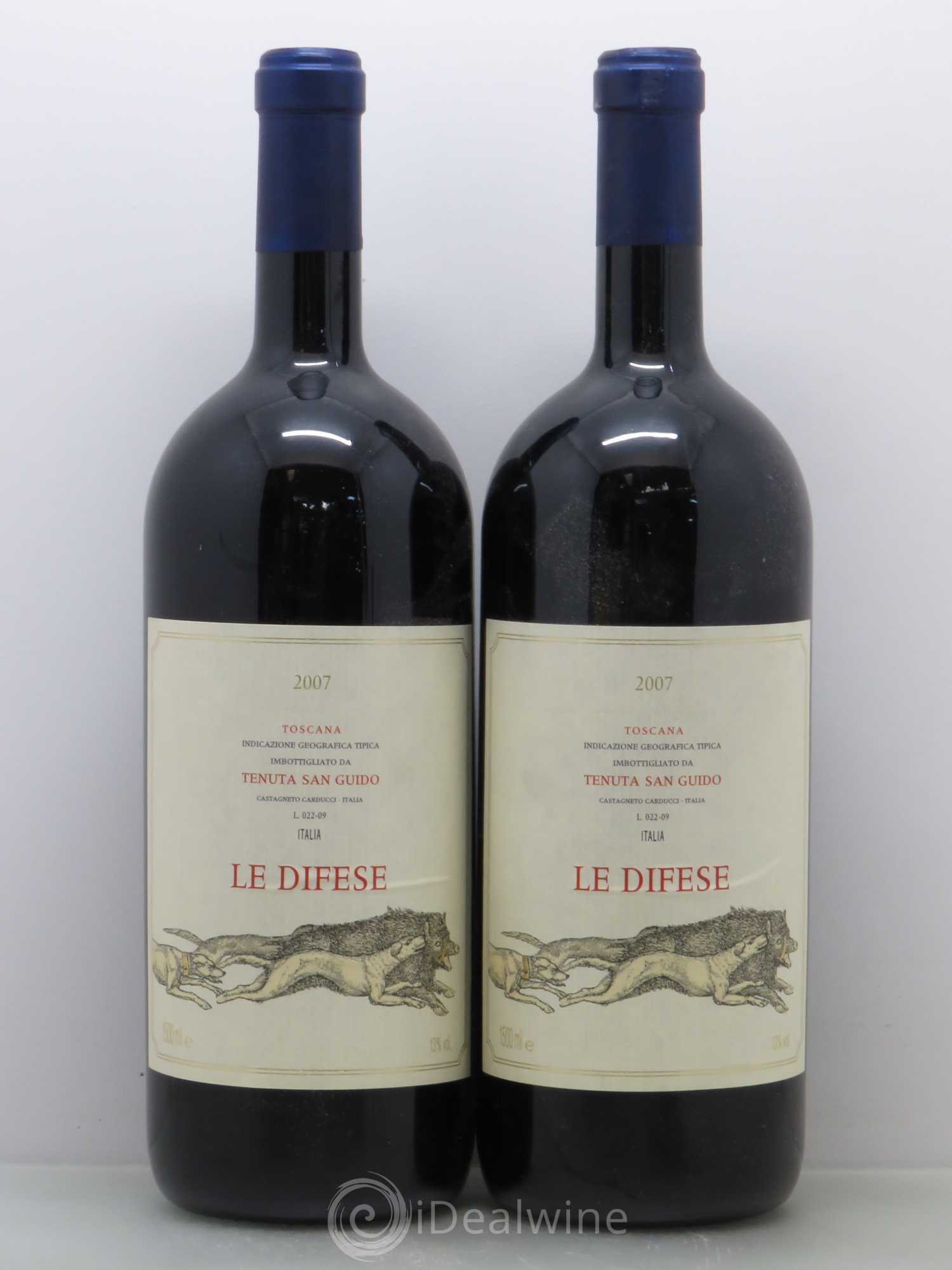 Toscana IGT Le Difese Tenuta San Guido 2007 - Lot de 2 magnums - 0