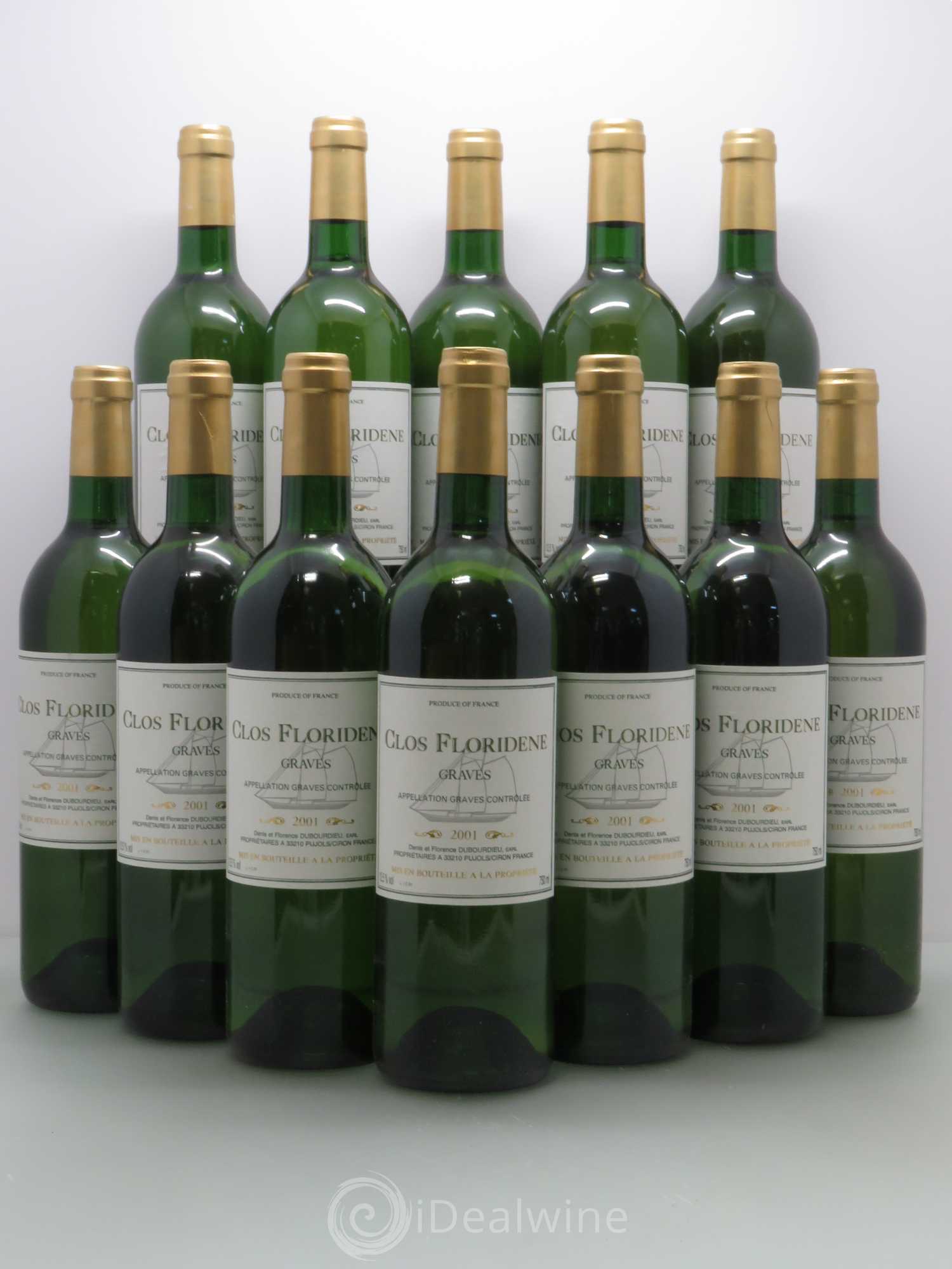 Clos Floridène 2001 - Lot de 12 bouteilles - 0