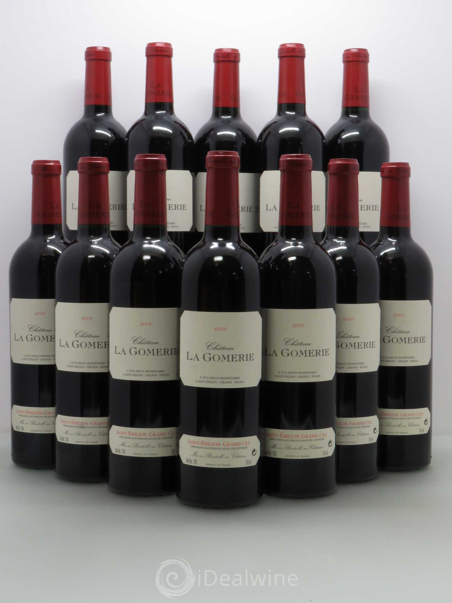Château La Gomerie 2000 - Lot de 12 bouteilles - 0