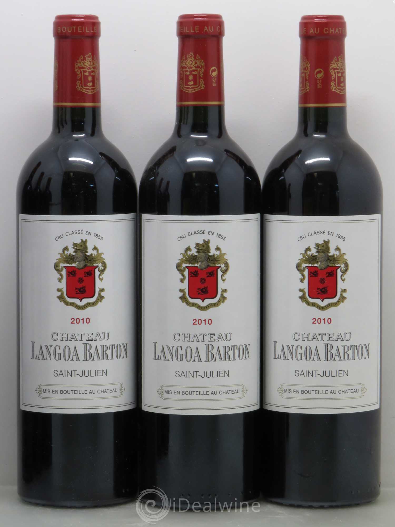 Château Langoa Barton 3ème Grand Cru Classé 2010 - Lot de 6 bouteilles - 1