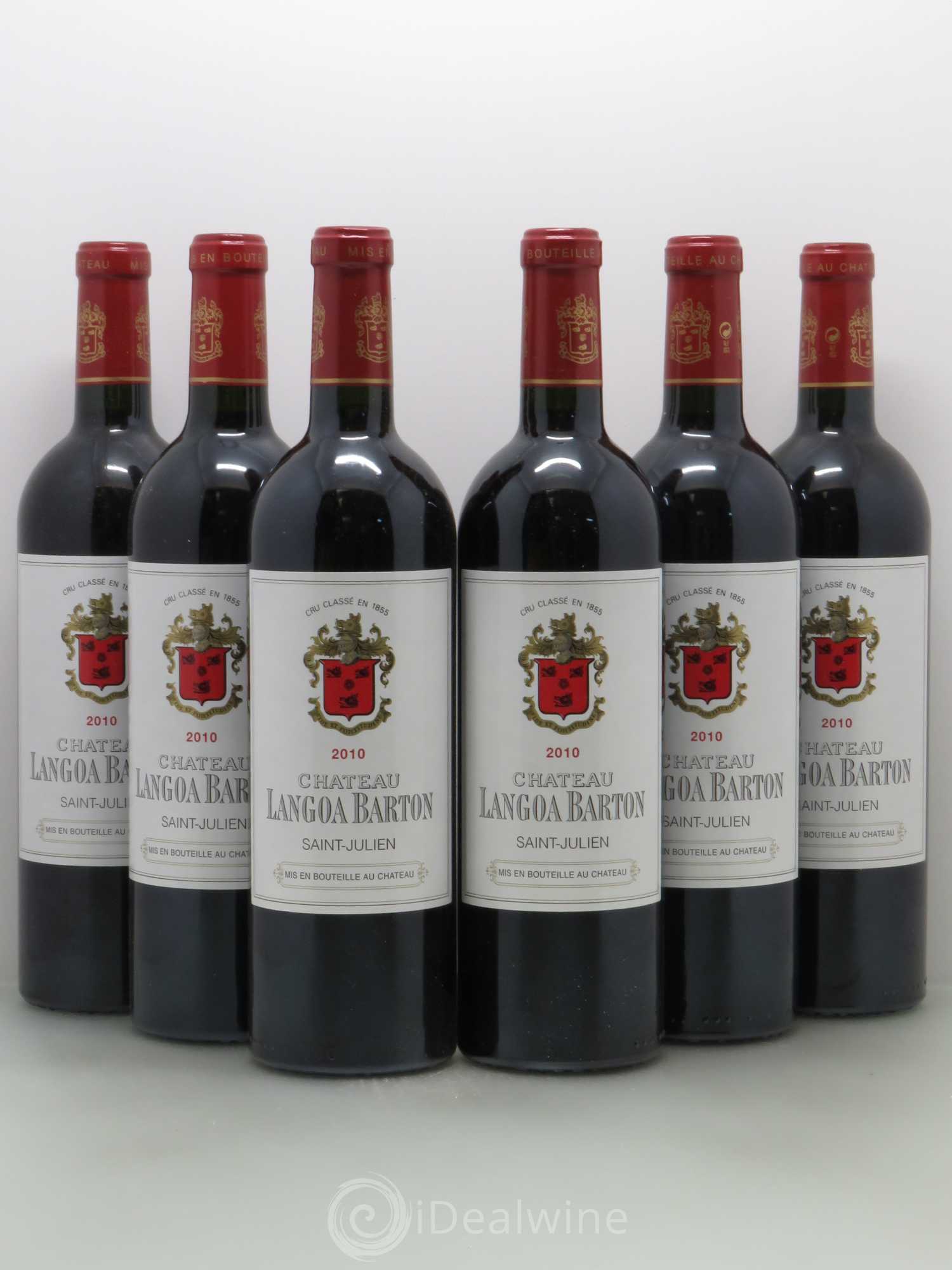 Château Langoa Barton 3ème Grand Cru Classé 2010 - Lot de 6 bouteilles - 0