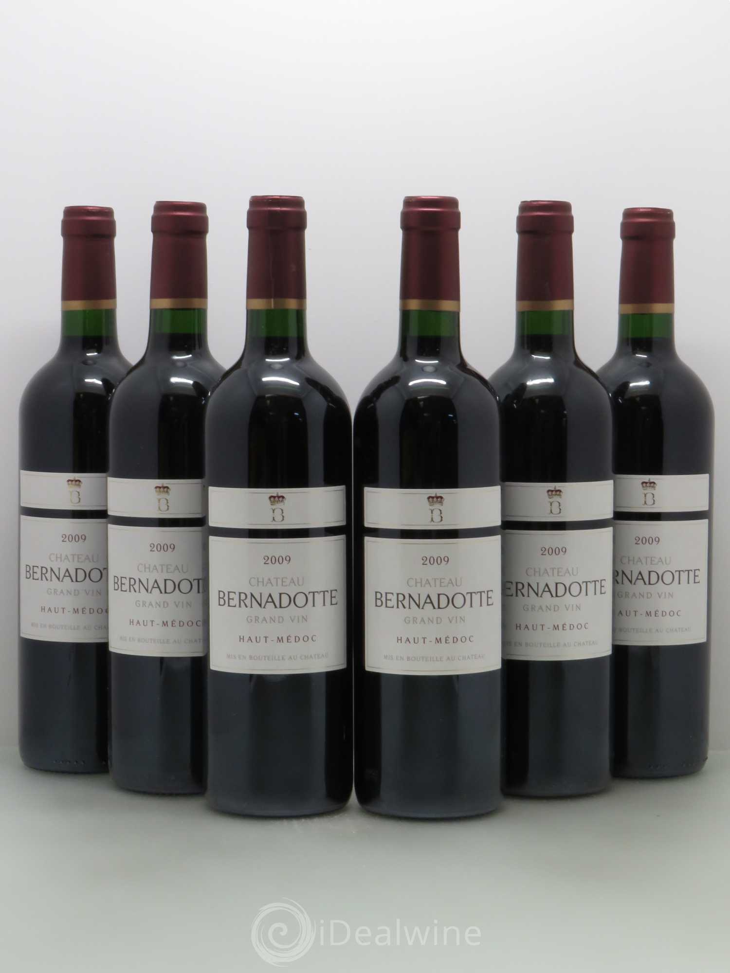 Château Bernadotte 2009 - Lot of 6 bottles - 0