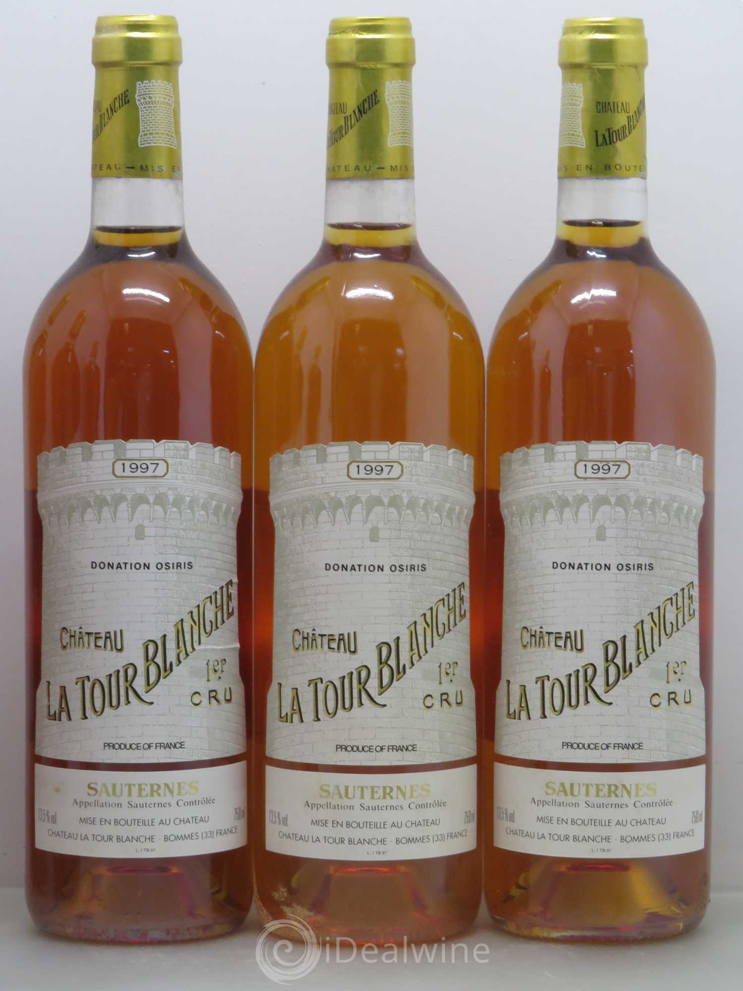 Château la Tour Blanche 1er Grand Cru Classé 1997 - Lotto di 6 bottiglie - 1