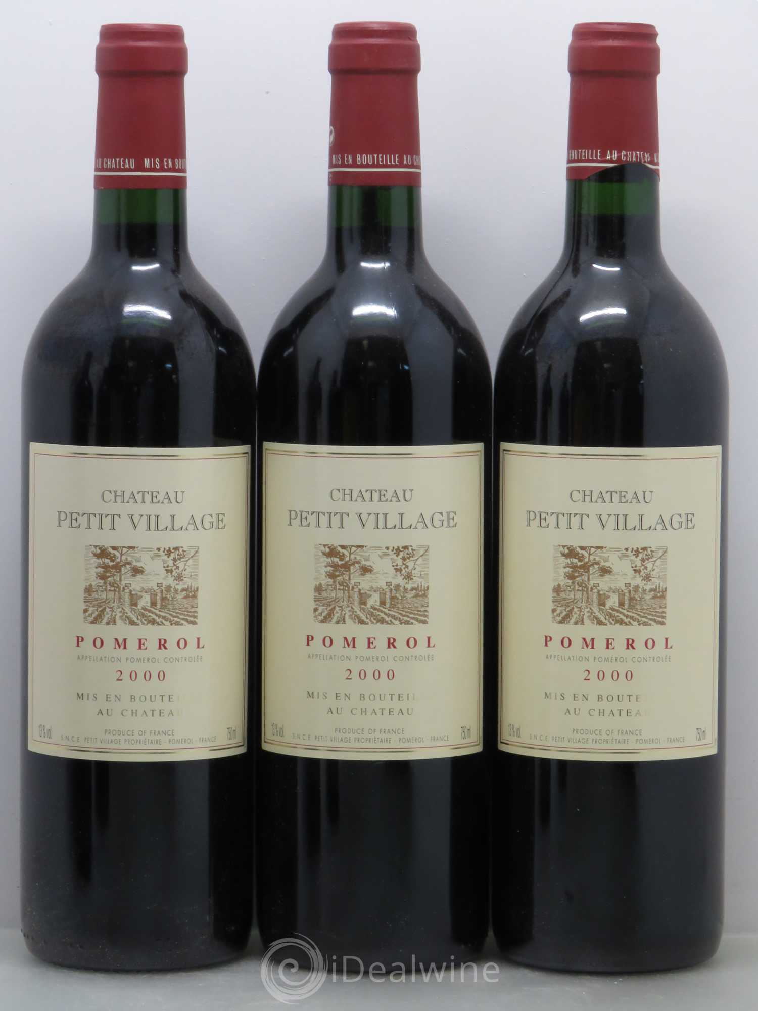Château Petit Village 2000 - Lot de 5 bouteilles - 1