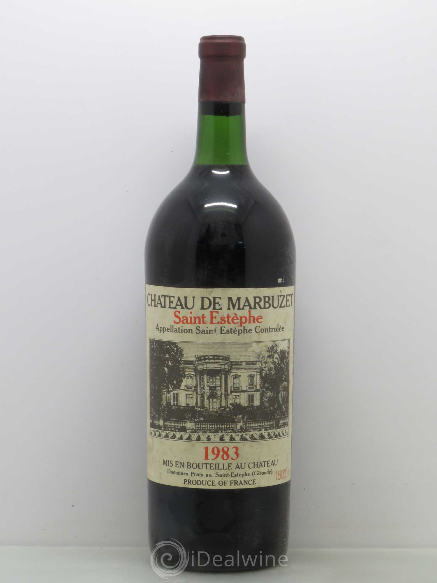 Château de Marbuzet Cru Bourgeois 1983 - Lot de 1 magnum - 0