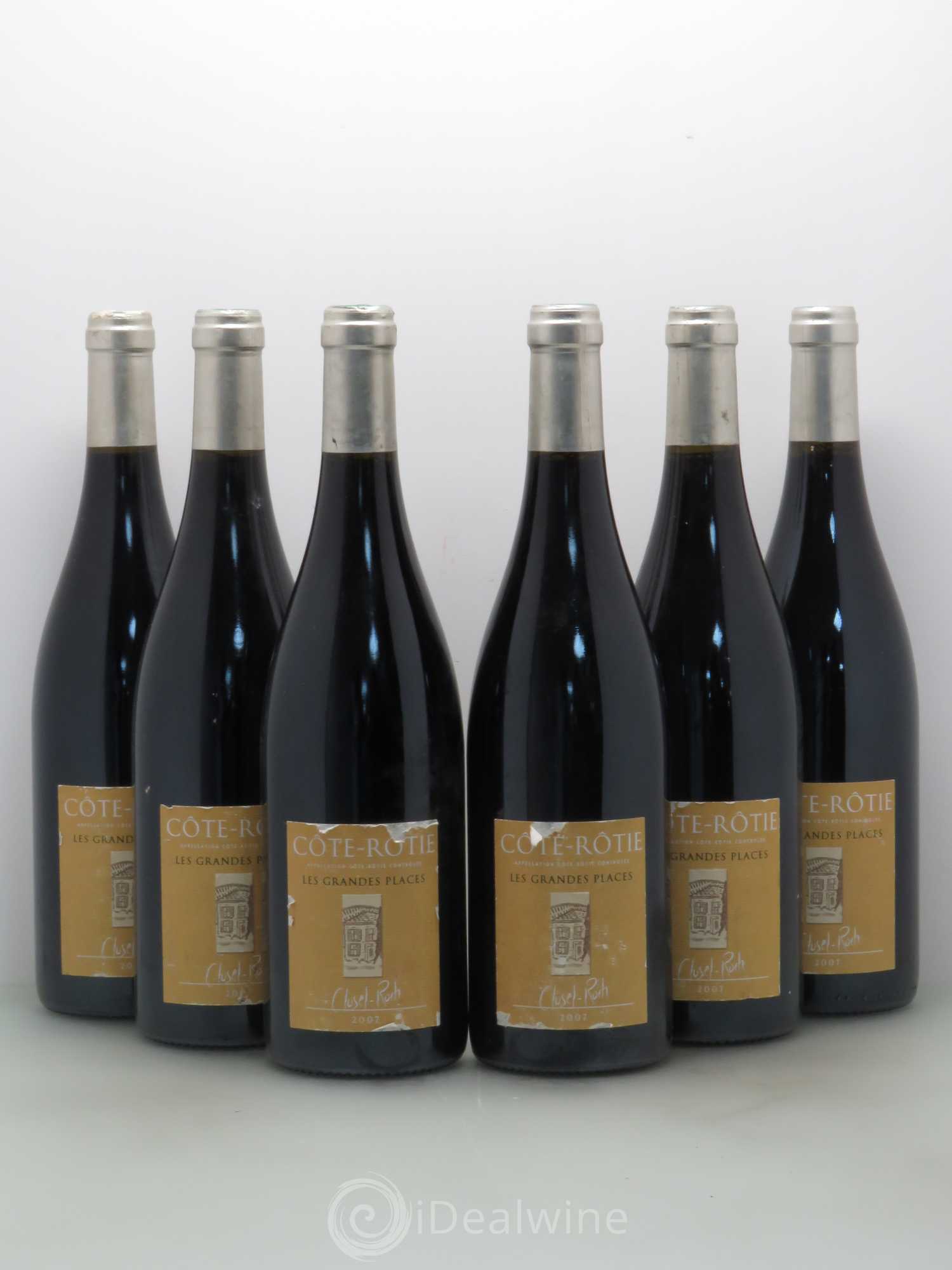 Côte-Rôtie Les Grandes Places Clusel-Roch 2007 - Lot de 6 bouteilles - 0
