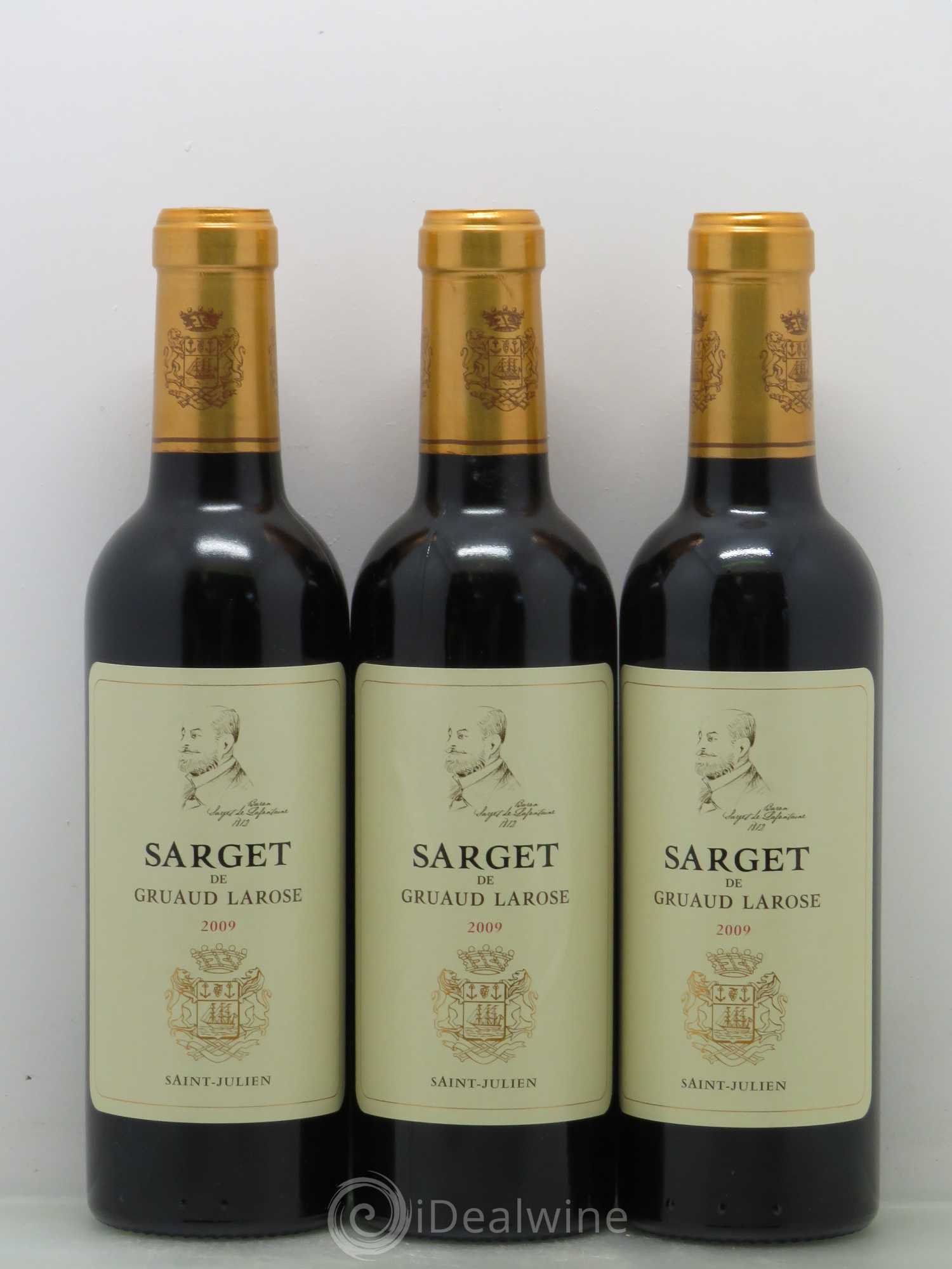 Sarget de Gruaud Larose Second Vin 2009 - Lot de 12 demi bouteilles - 1