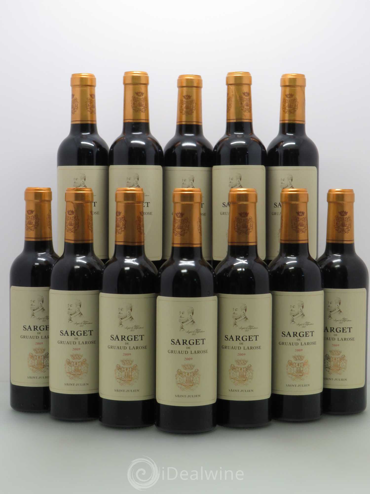 Sarget de Gruaud Larose Second Vin 2009 - Lot de 12 demi bouteilles - 0